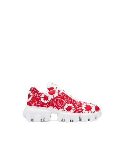 Prada Printed nylon sneakers outlook