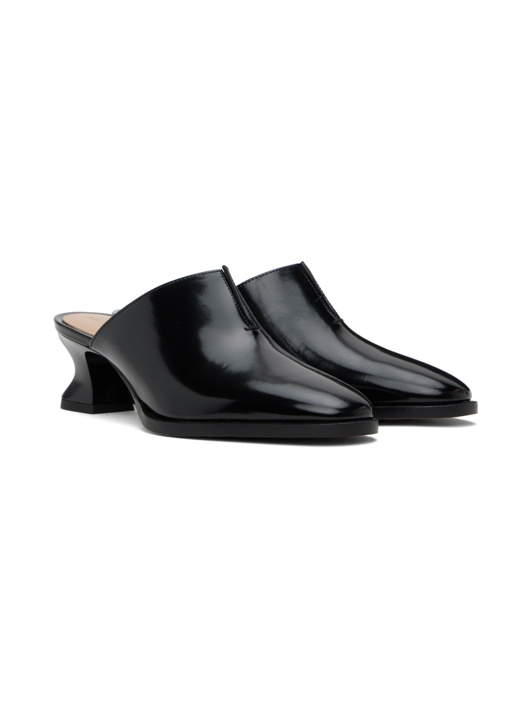 Black Cha-Cha Mules - 4