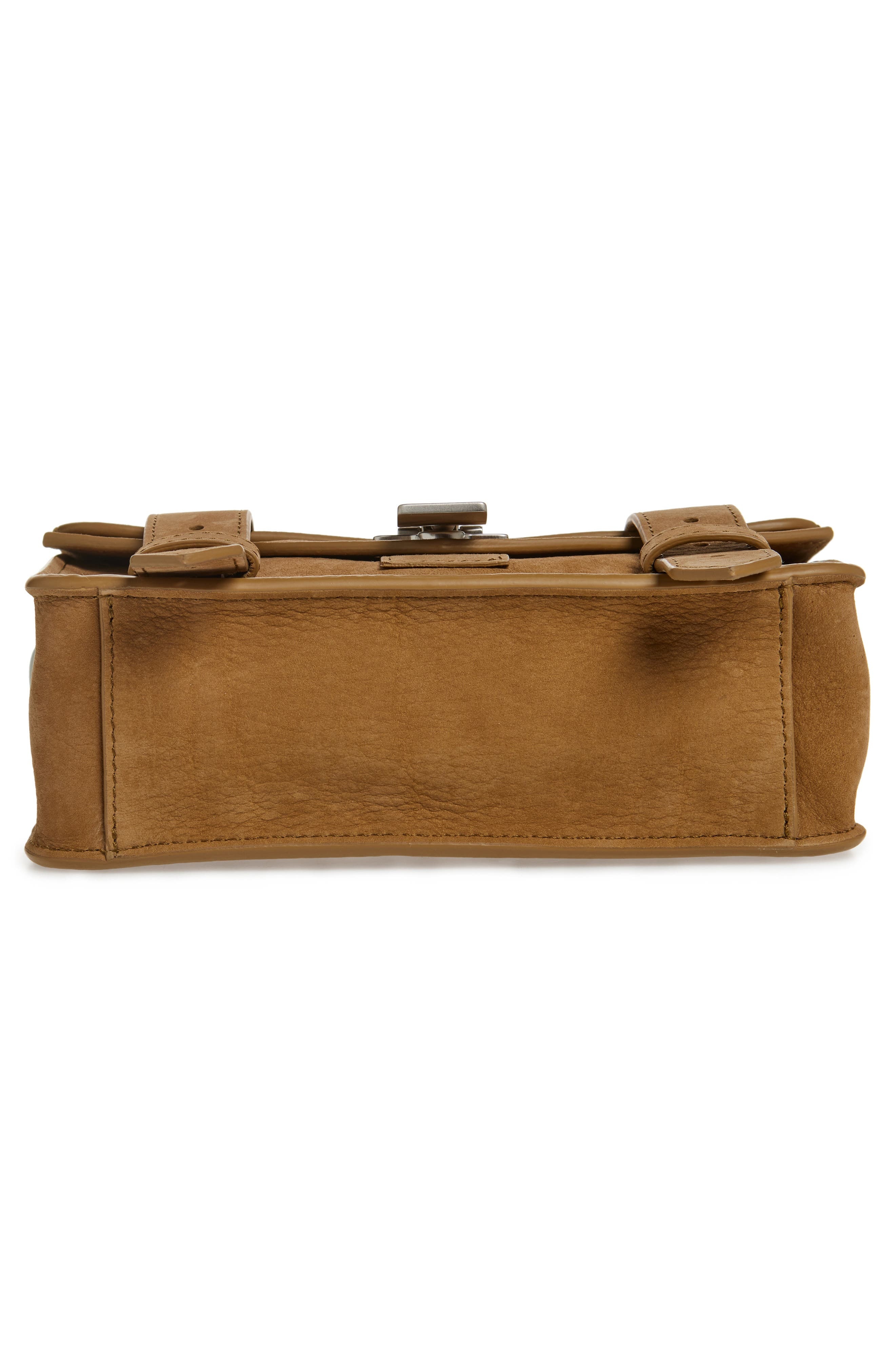 Proenza Schouler Mini PS1 Suede Crossbody Bag in Tobacco at Nordstrom - 7