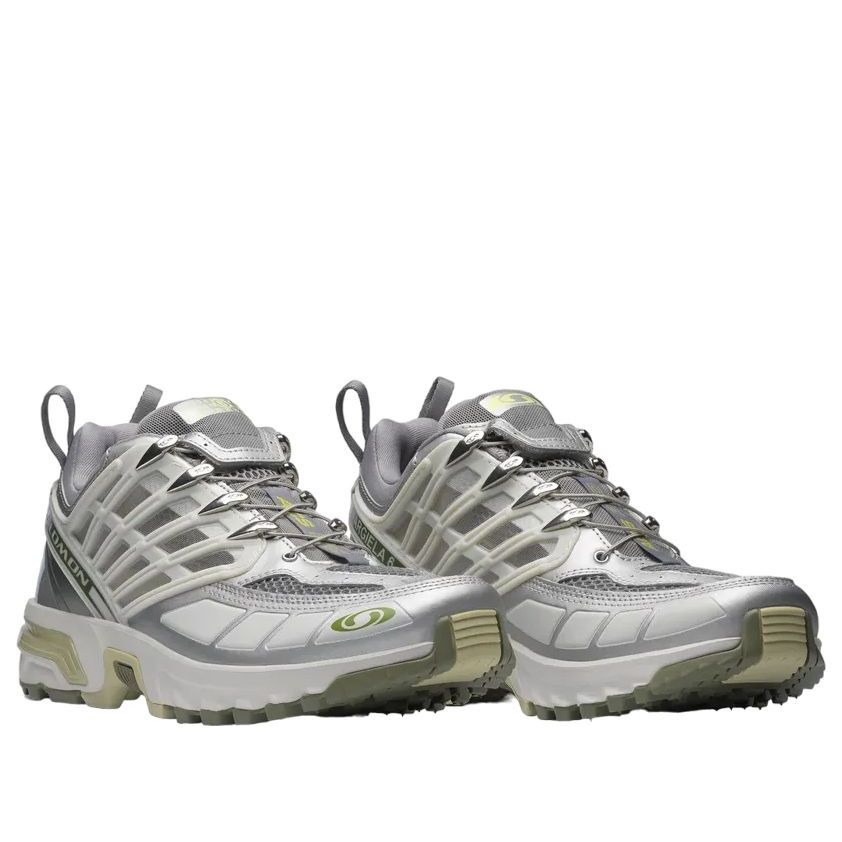 SALOMON x MM6 Maison Margiela ACS Pro 'Sharkskin Silver Sharp Green' 476994 - 2