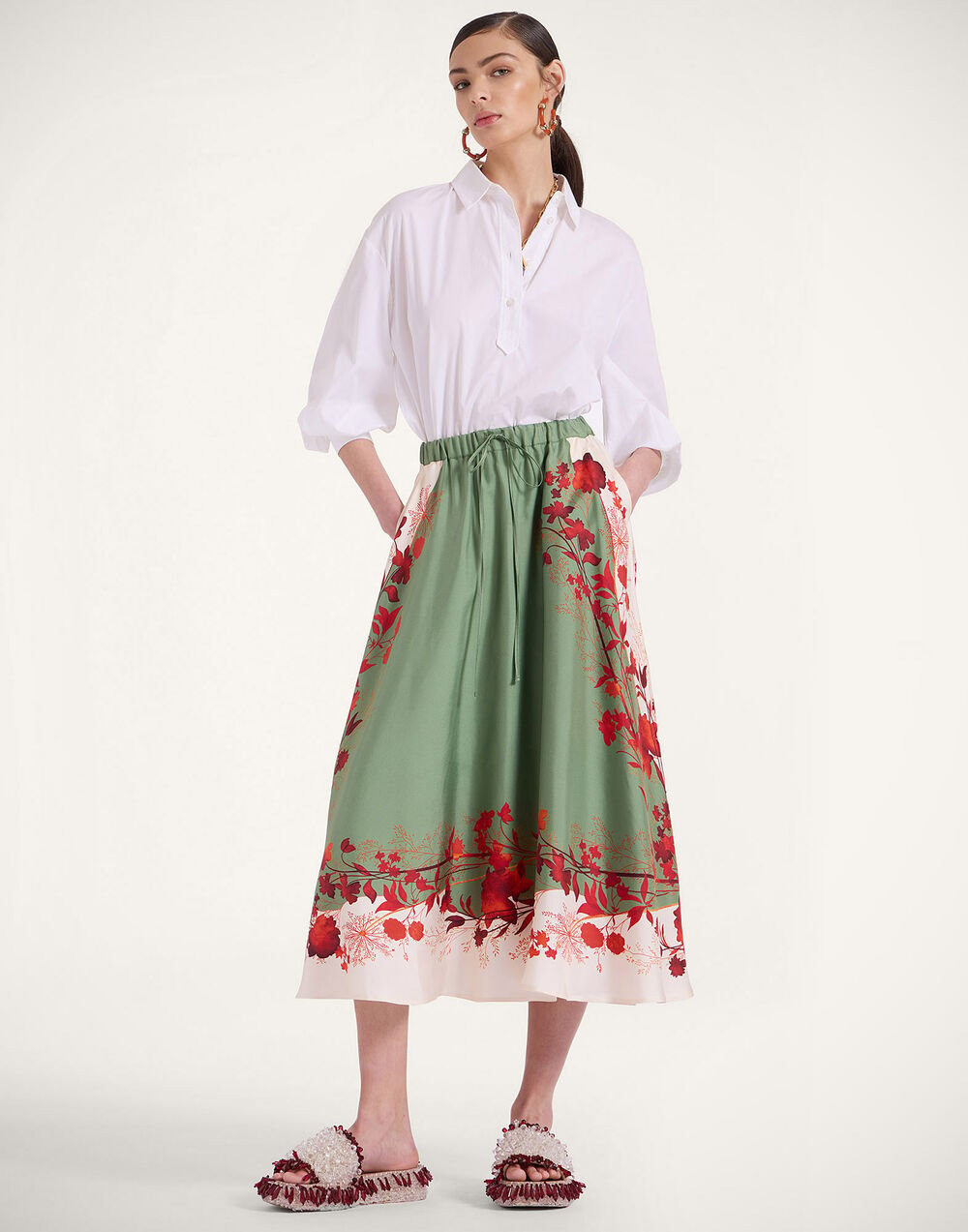 Drawstring Skirt - 2