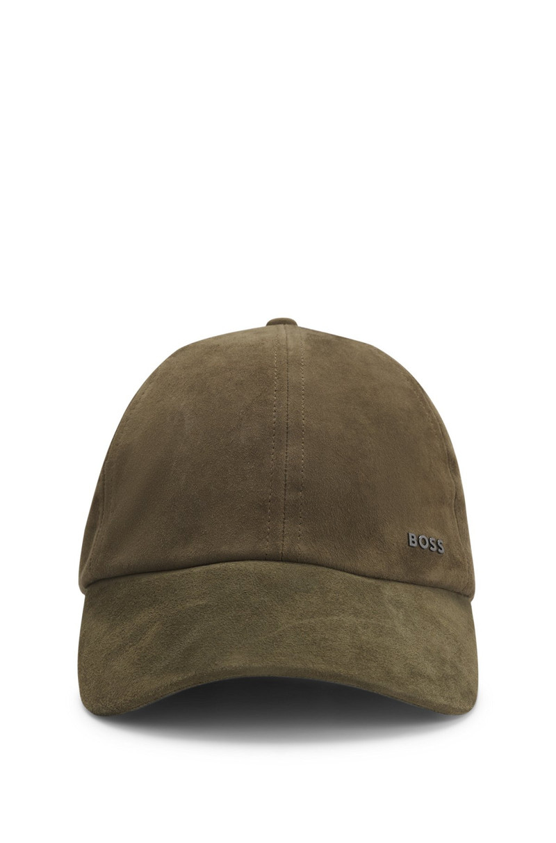 BOSS SUEDE CAP WITH METAL LOGO RIVET outlook