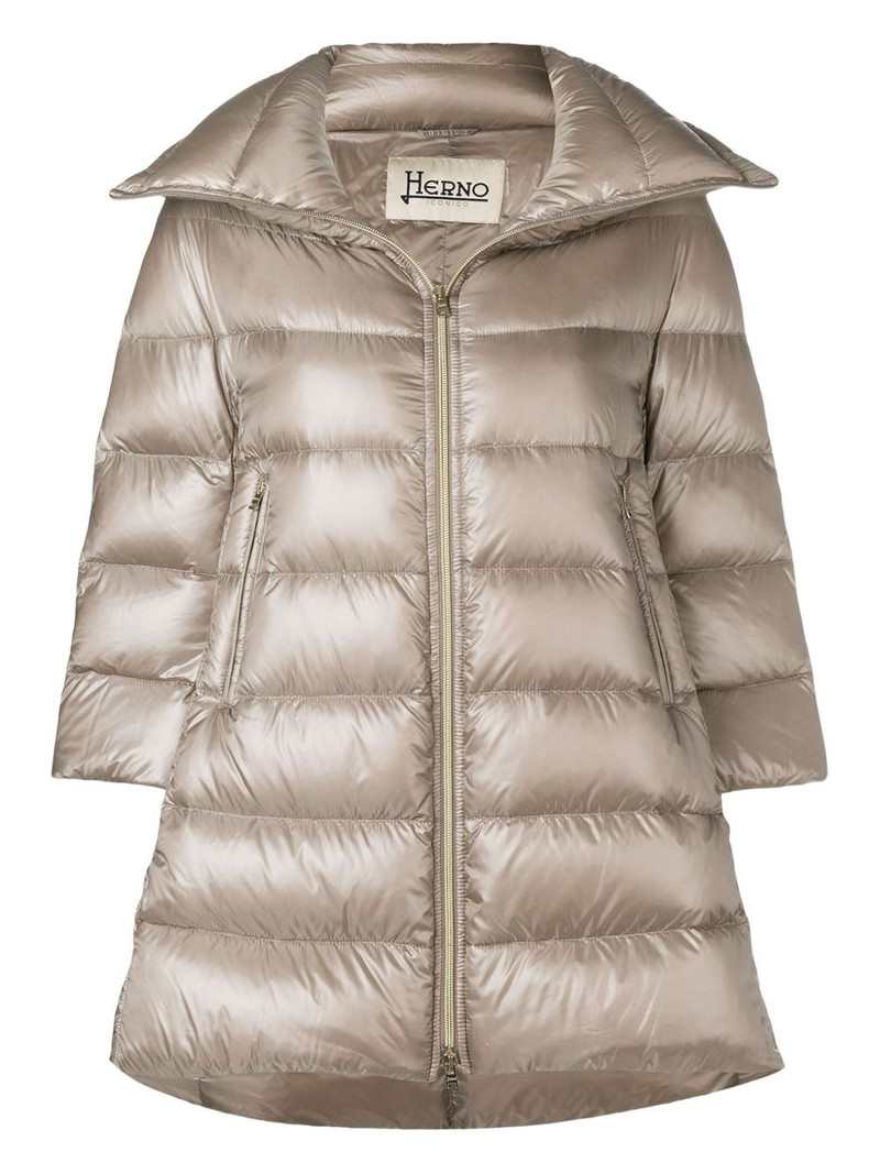 padded zipped coat 1