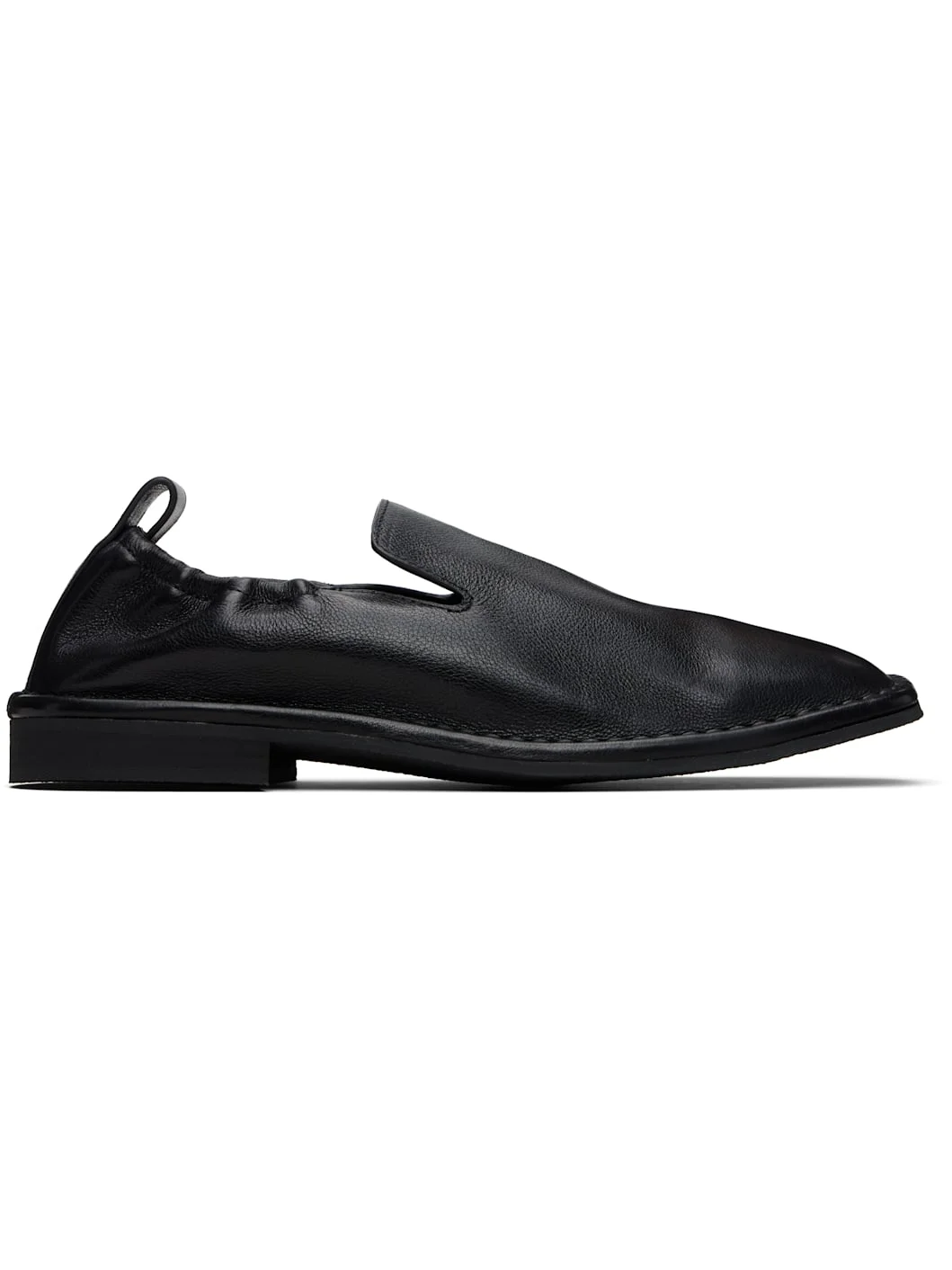 Black Slip On Loafers - 1