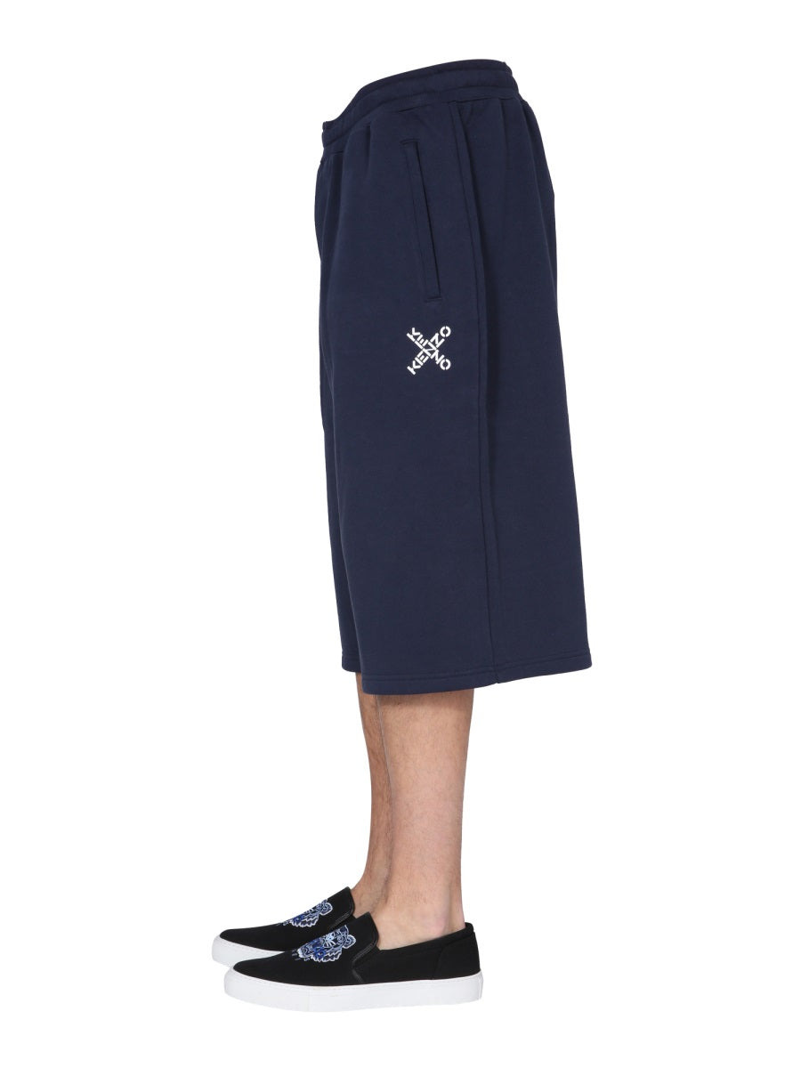 Kenzo Men Cotton Sweatshirt Shorts - 3