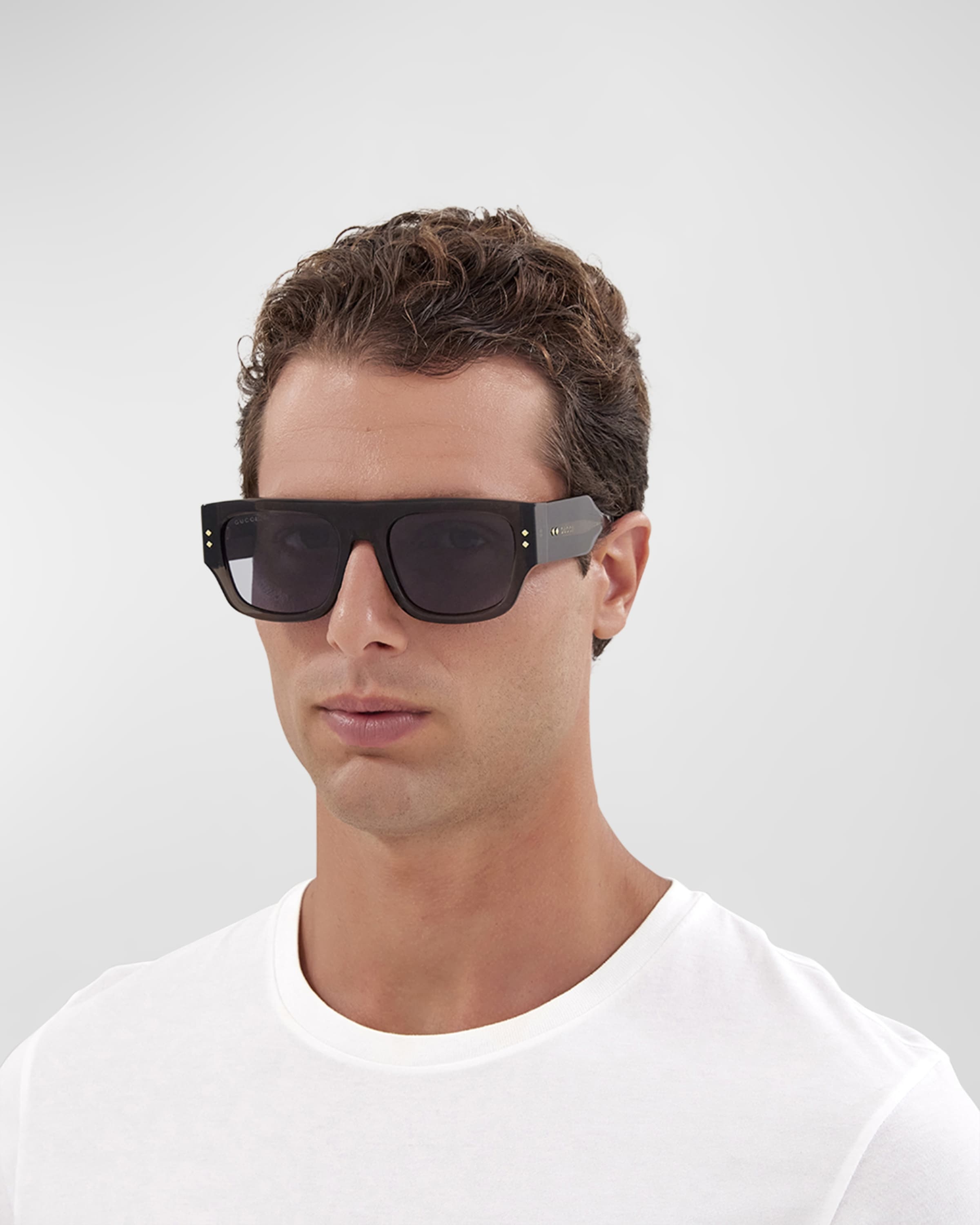 Men's Oversized Rectangle Sunglasses - 3