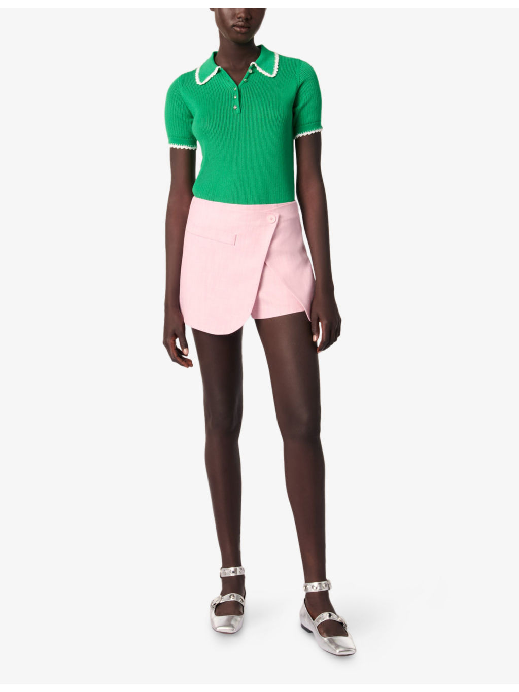 Embroidered-Trim Slim-Fit Cotton Polo - 2