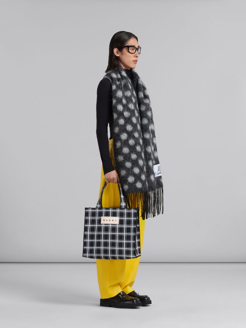 YELLOW NAPPA LEATHER TAILORED TROUSERS - 5