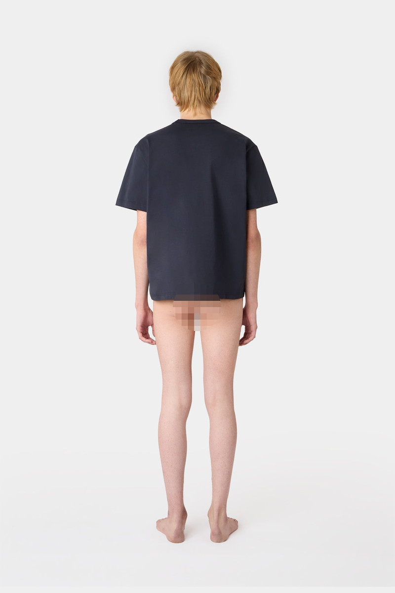 EMBROIDERED BIG LOGO T-SHIRT / blue SUNNEI 7