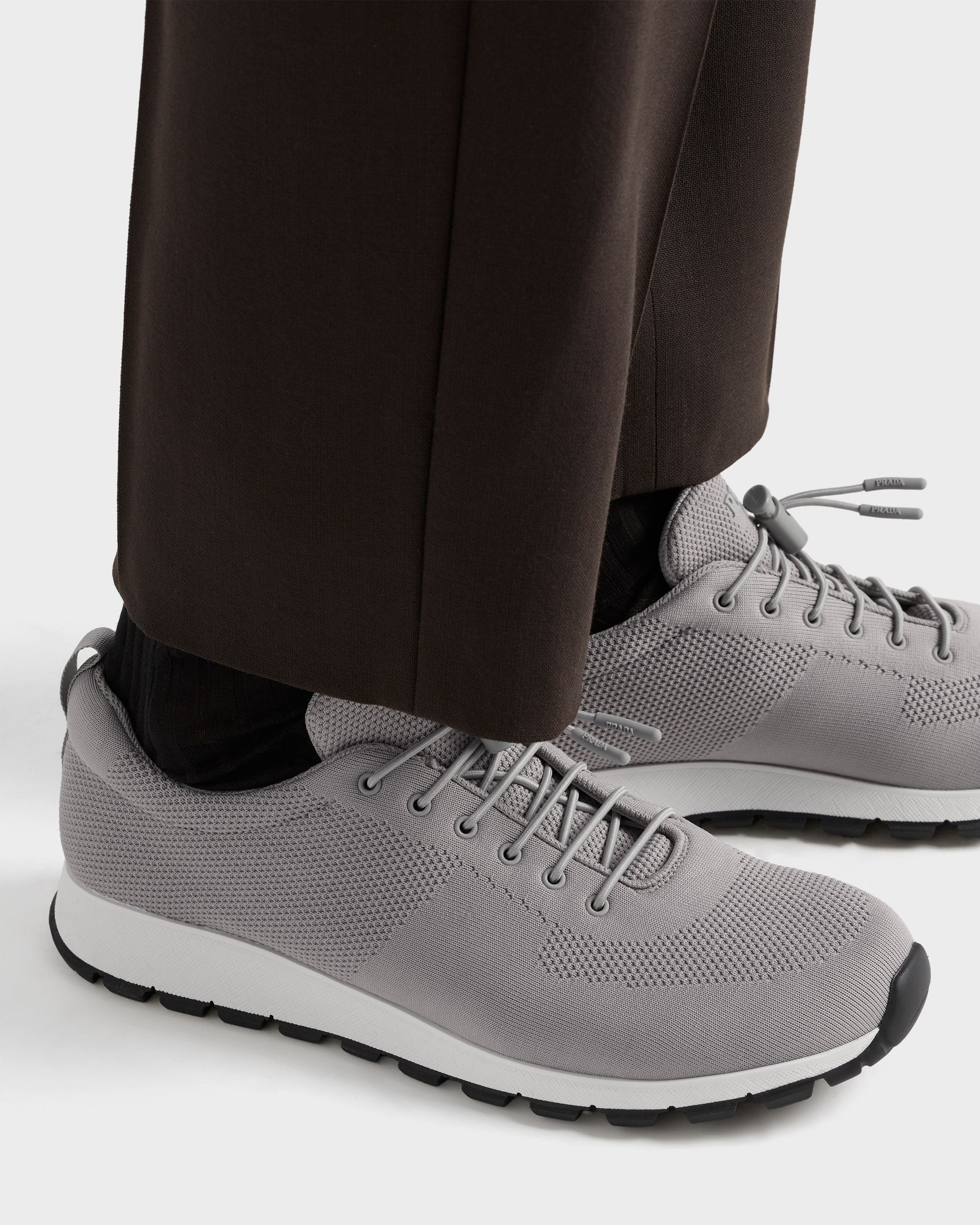 Stretch knit sneakers - 3