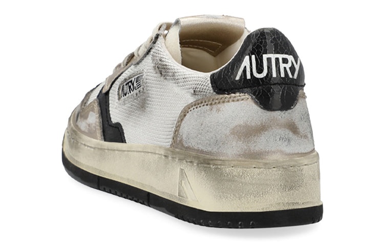 (WMNS) Autry Low Super Vintage Mesh Sneakers 'White Black' AVLW-MS09 - 4