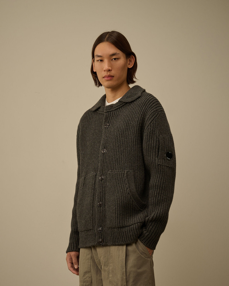 Lambswool GRS Button Cardigan 3