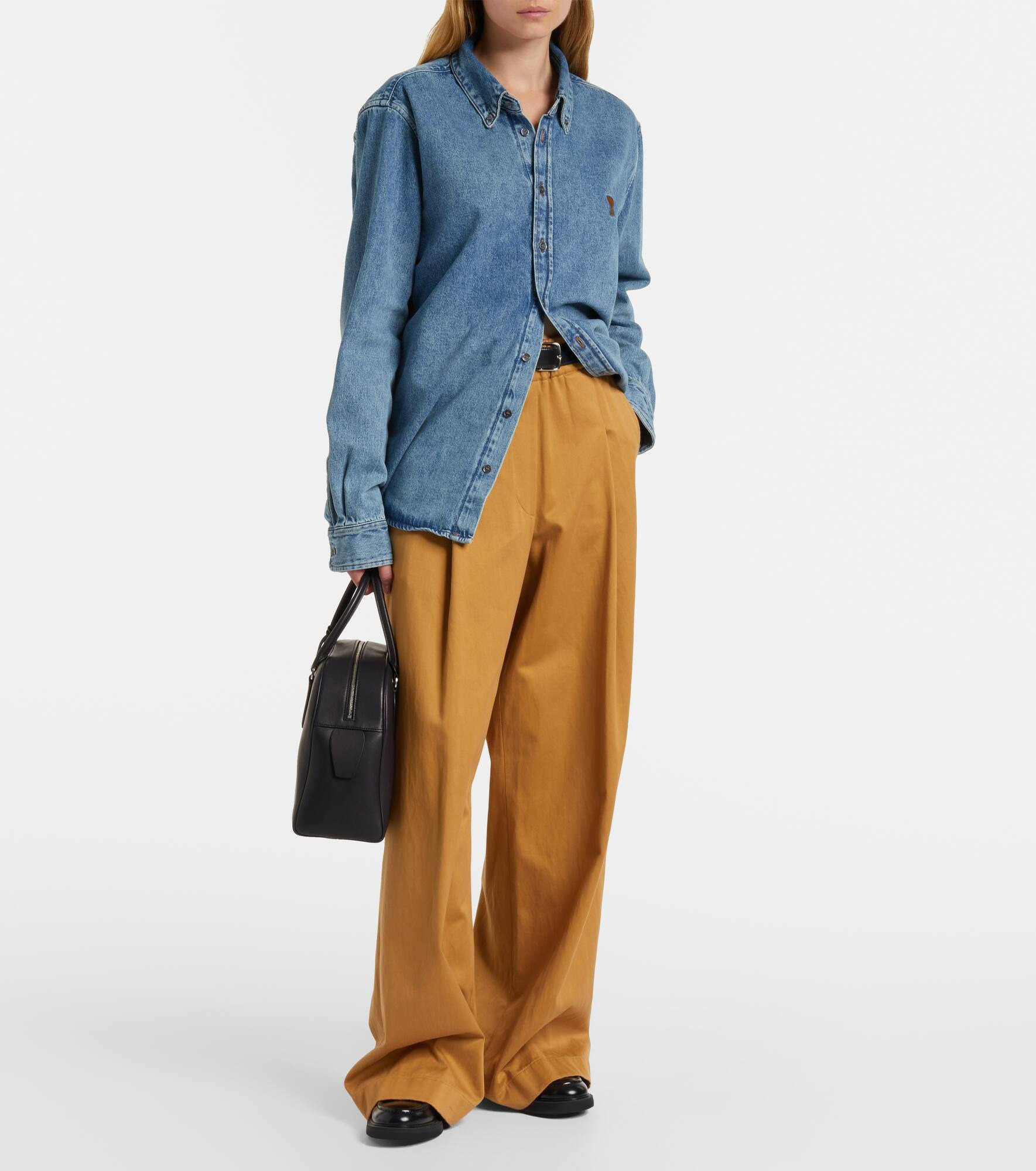 Embroidered denim shirt - 2