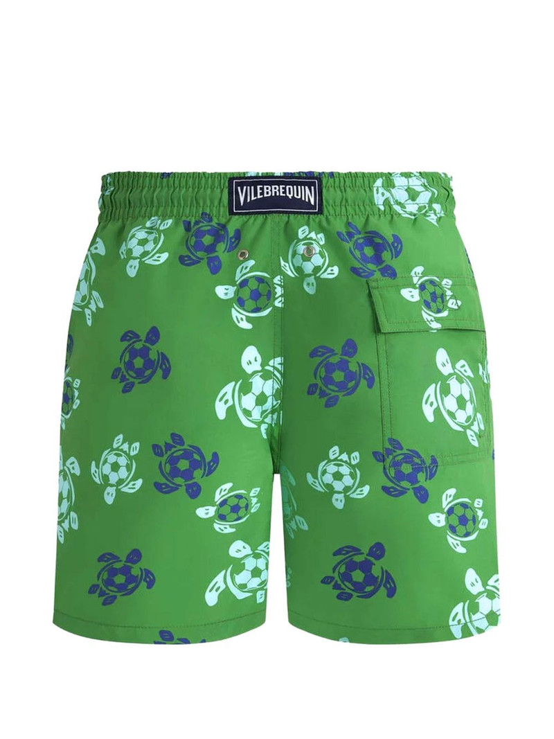 Vilebrequin turtle print beach shorts outlook