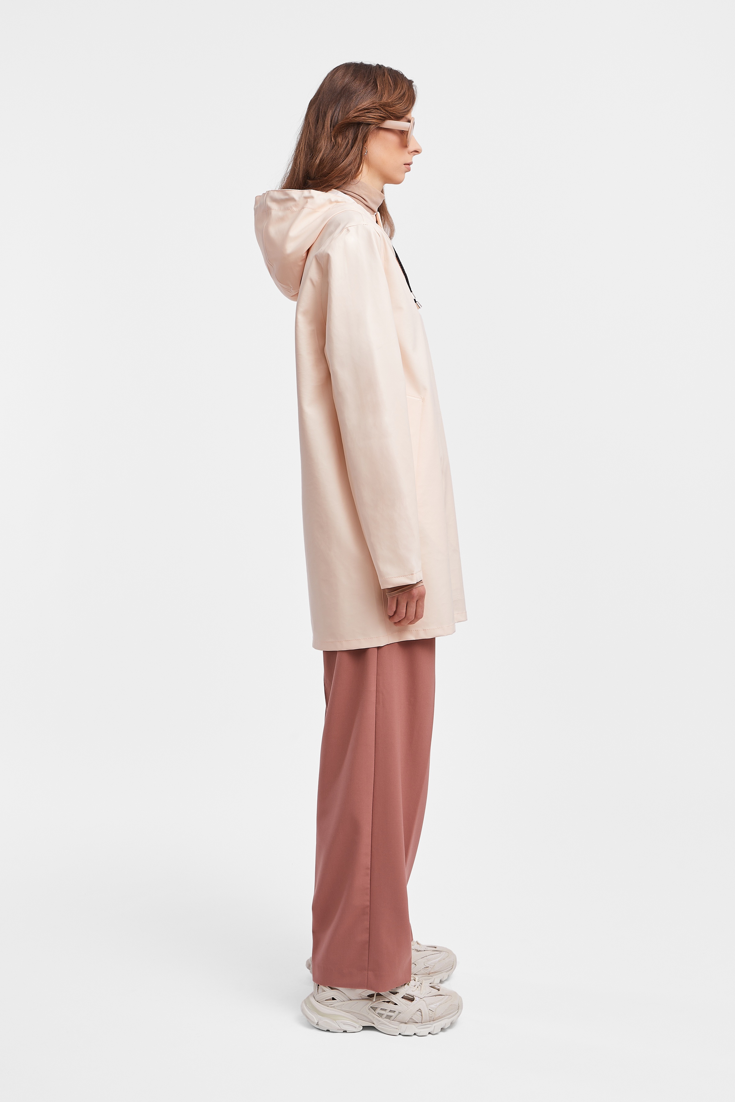 Stockholm Lightweight Women Raincoat Peach - 3