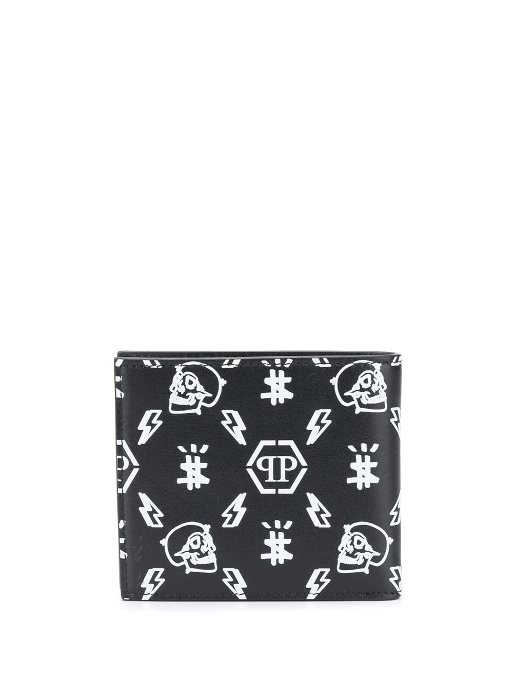 monogram print wallet - 2