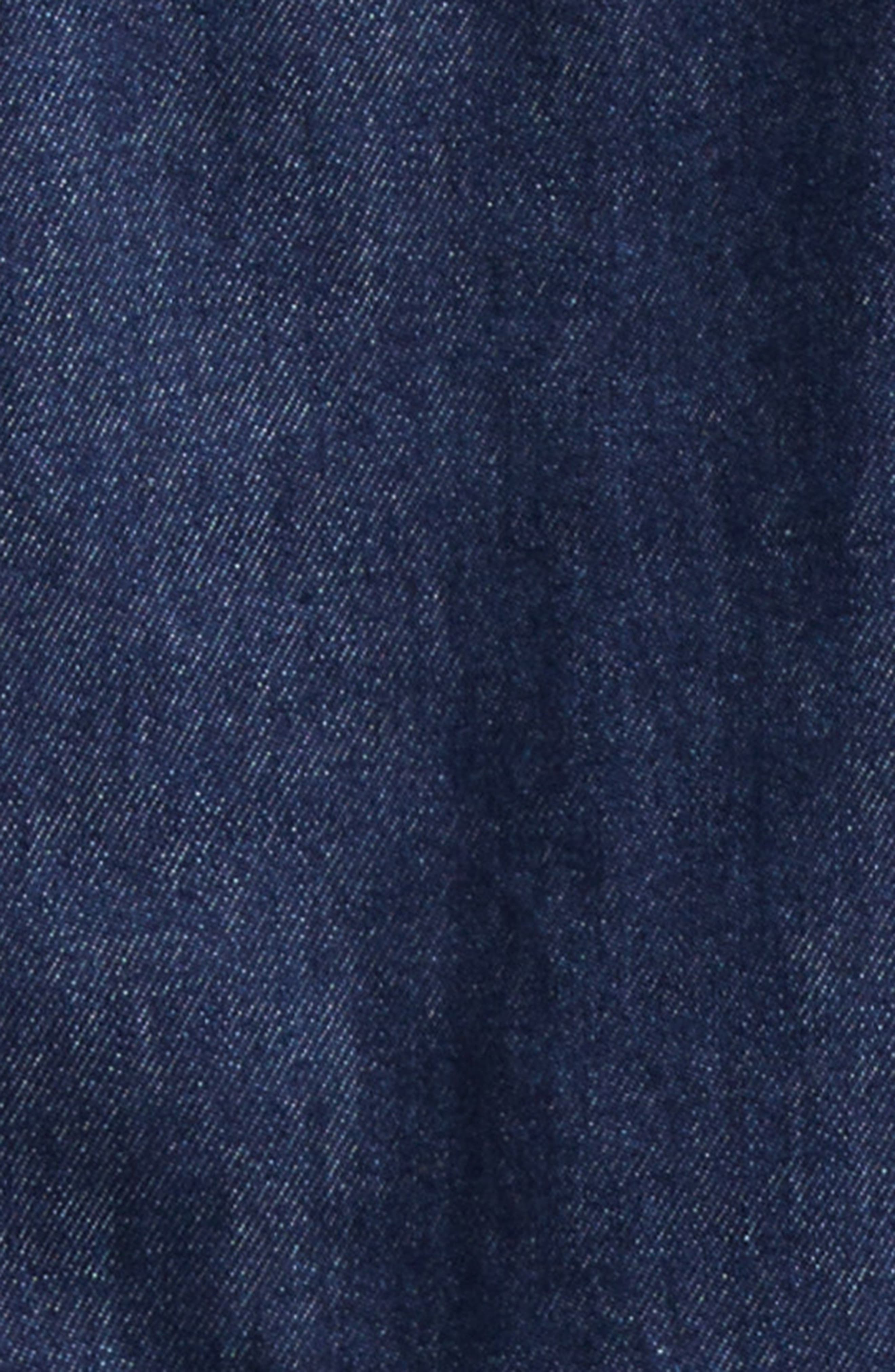 Veronica Beard Patty Crop Denim Jacket in Indigo Rinse at Nordstrom - 5