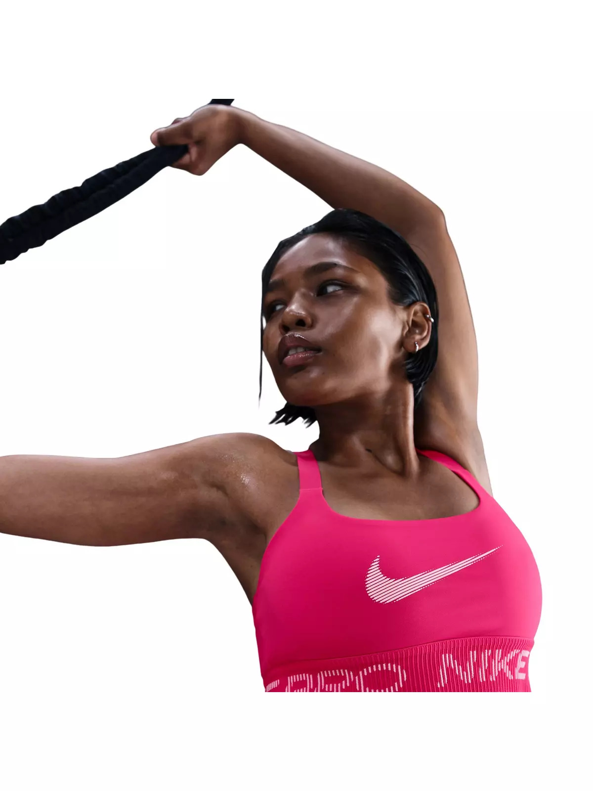 Women's Pro Light-Support Non-Padded Sports Bra - Pink - 3