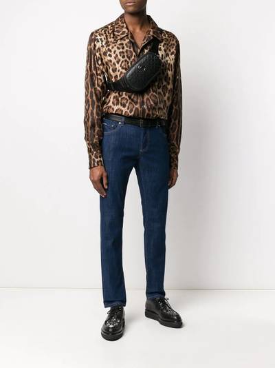 Dolce & Gabbana leopard print shirt outlook