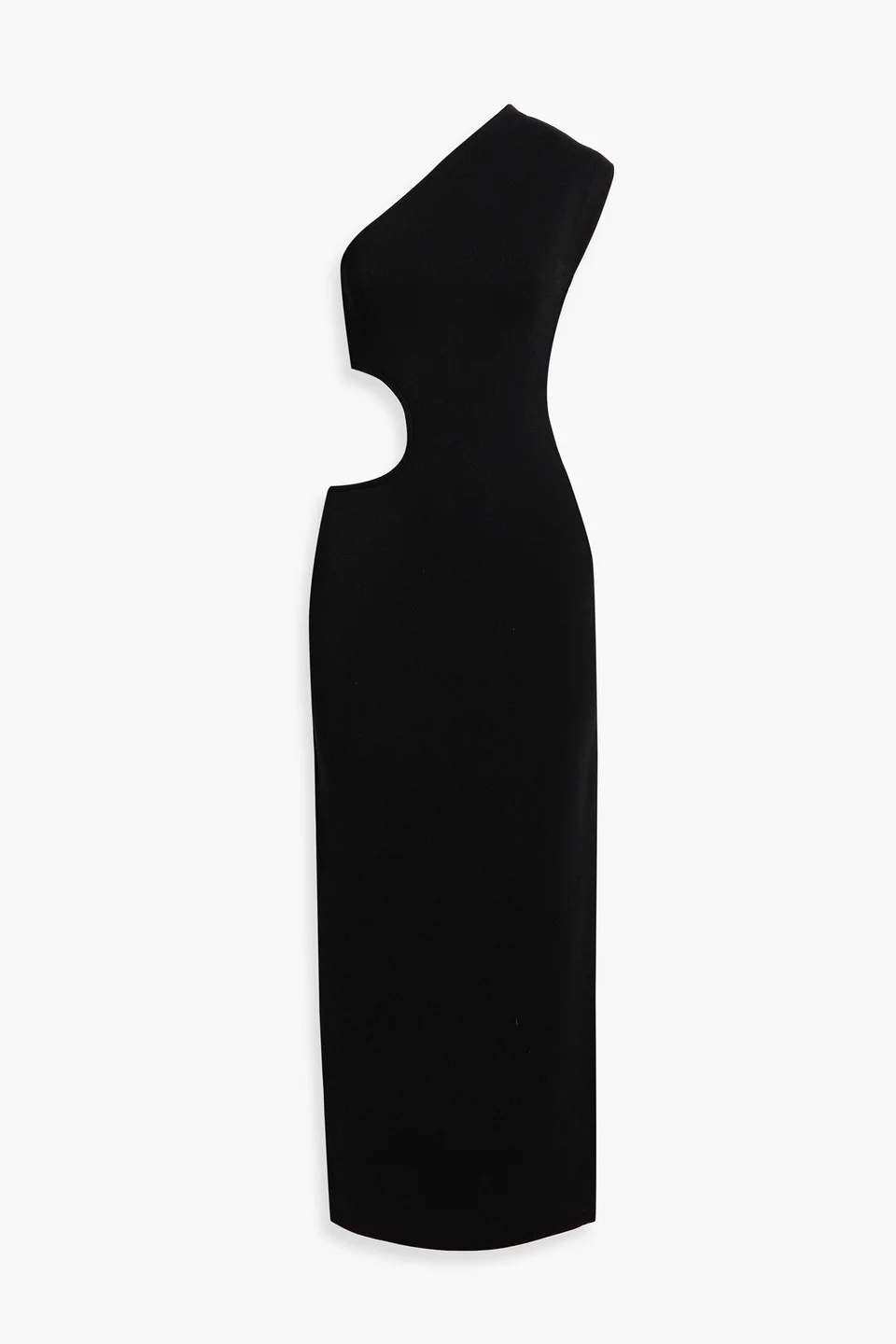 Linnea one-shoulder cutout stretch-knit maxi dress - 1