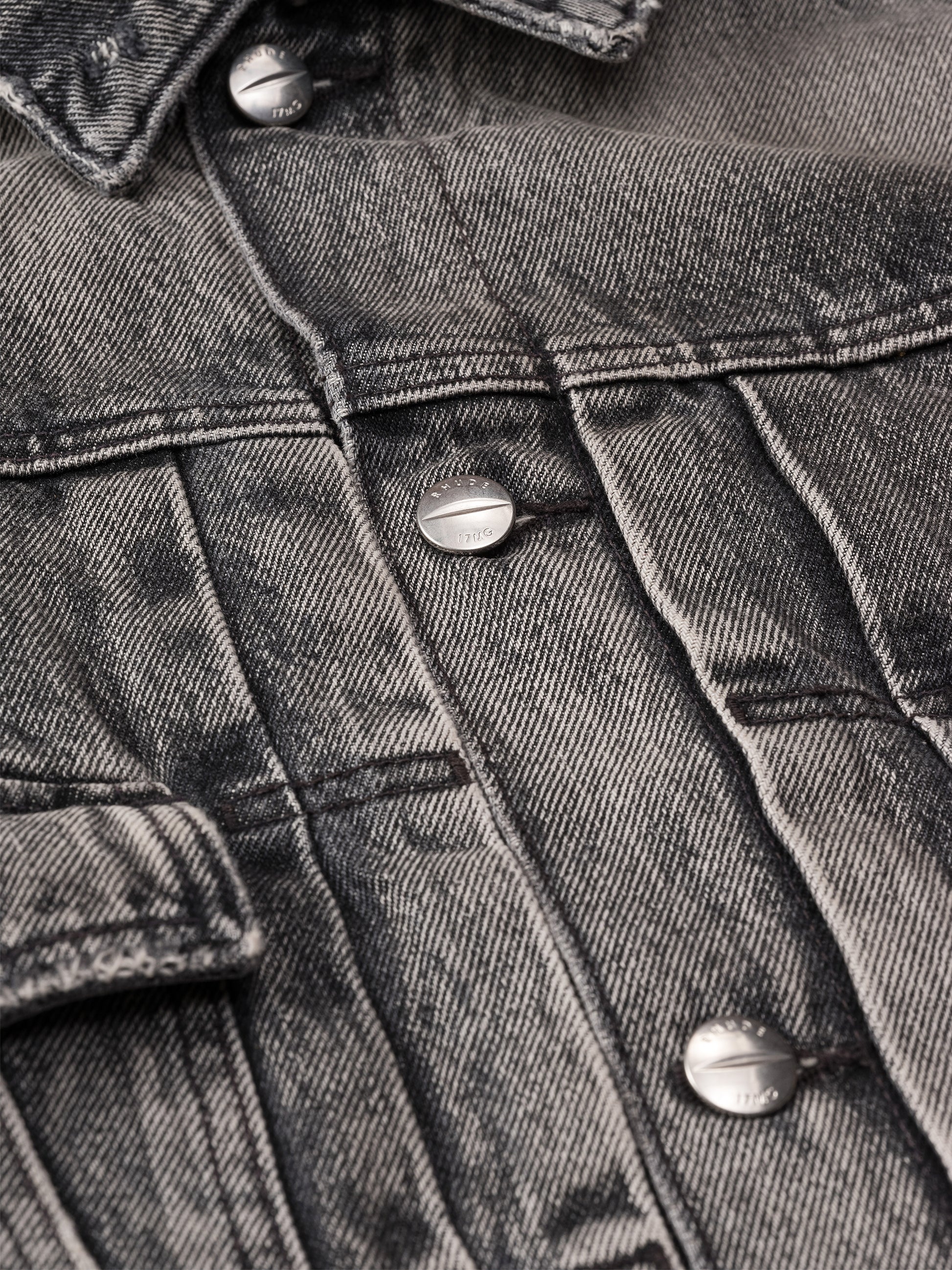 RHUDE DENIM TRUCKER JACKET - 4