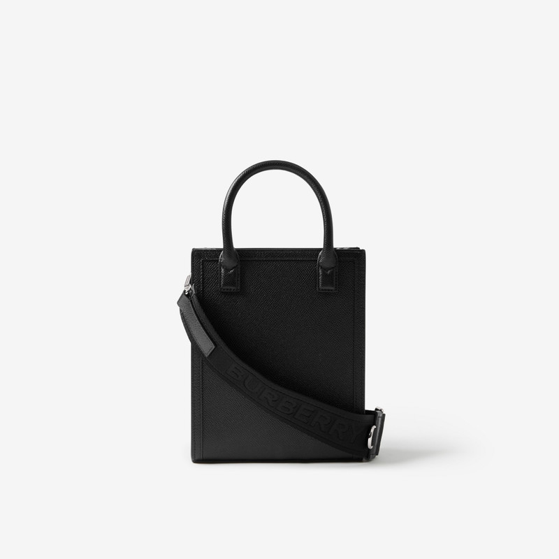 Burberry Monogram Motif Leather Mini Vertical Denny Tote outlook