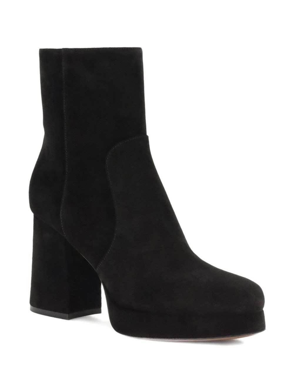 95mm platform logo heel boots - 2