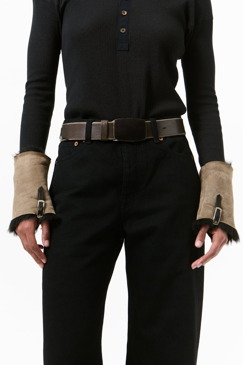 Liner Cuff Smoky Black Dry Shearling 4