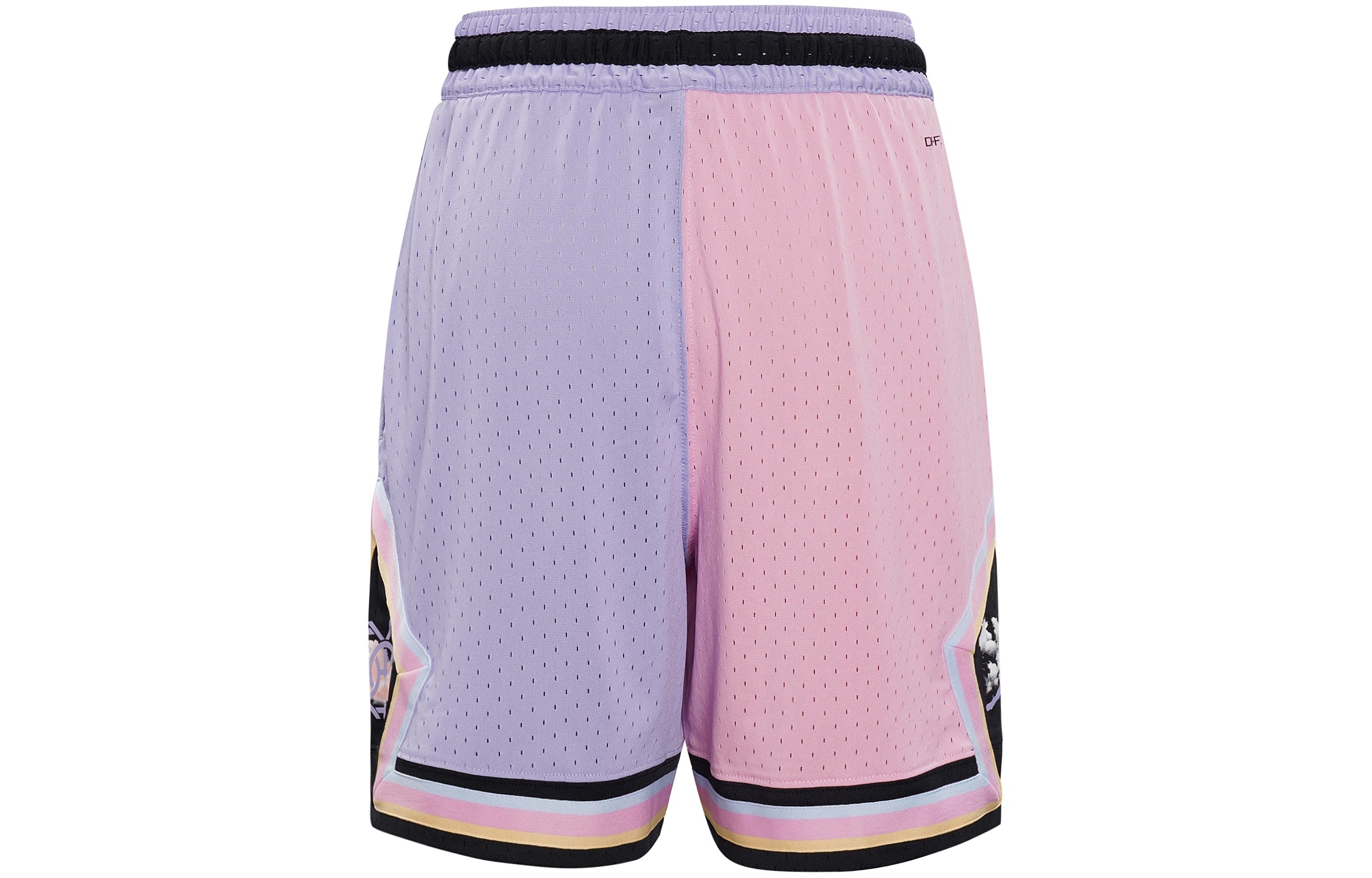 Air Jordan Dongdan Basketball shorts 'Pink Purple Black' FD6551-538 - 4