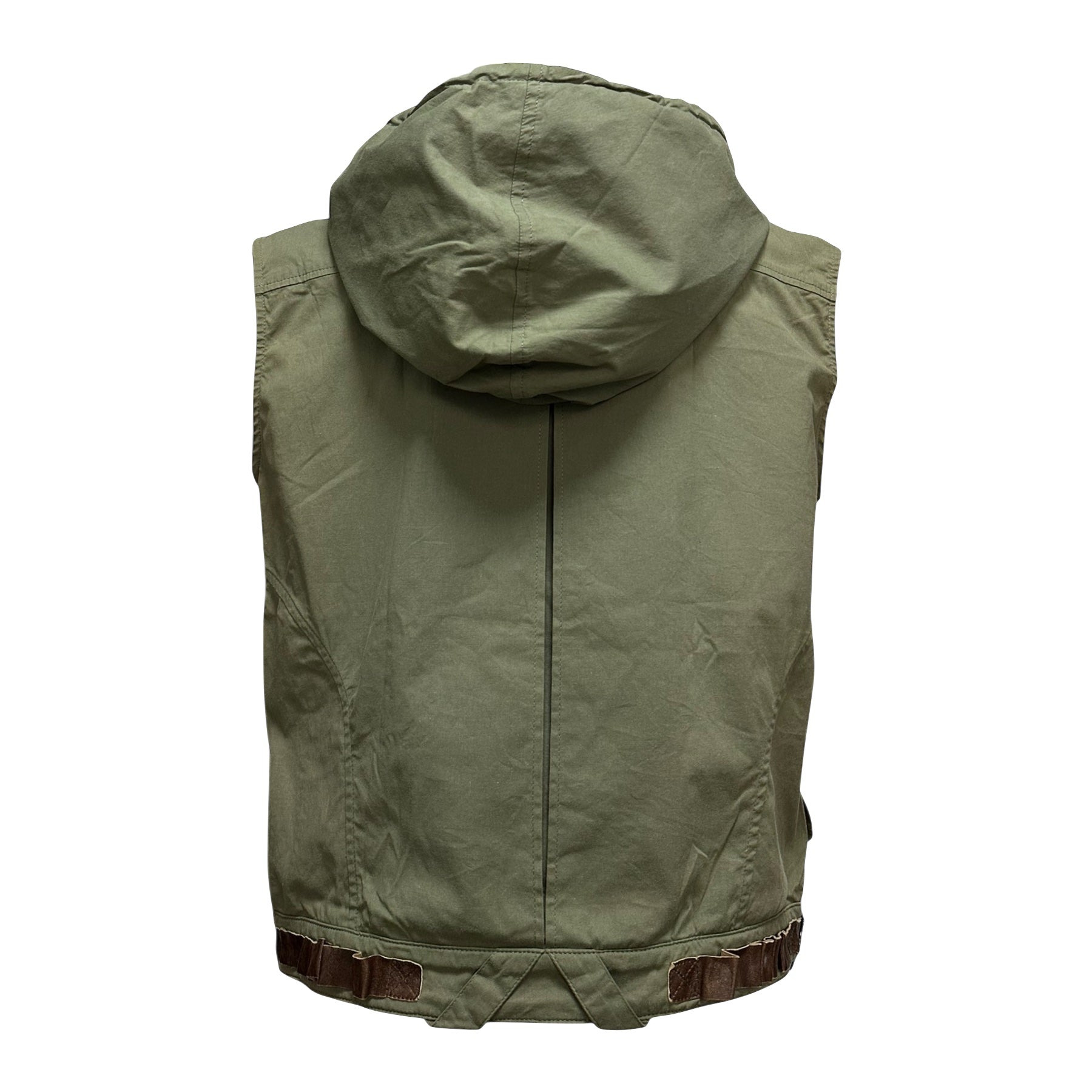 CHRISTIAN DIOR Spring Summer 2003 Leather Buckle Vest - 2