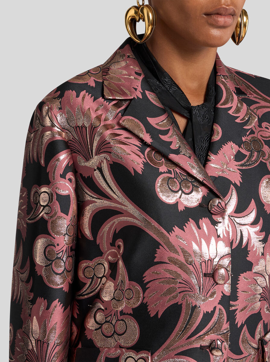 CROPPED JACQUARD JACKET - 2