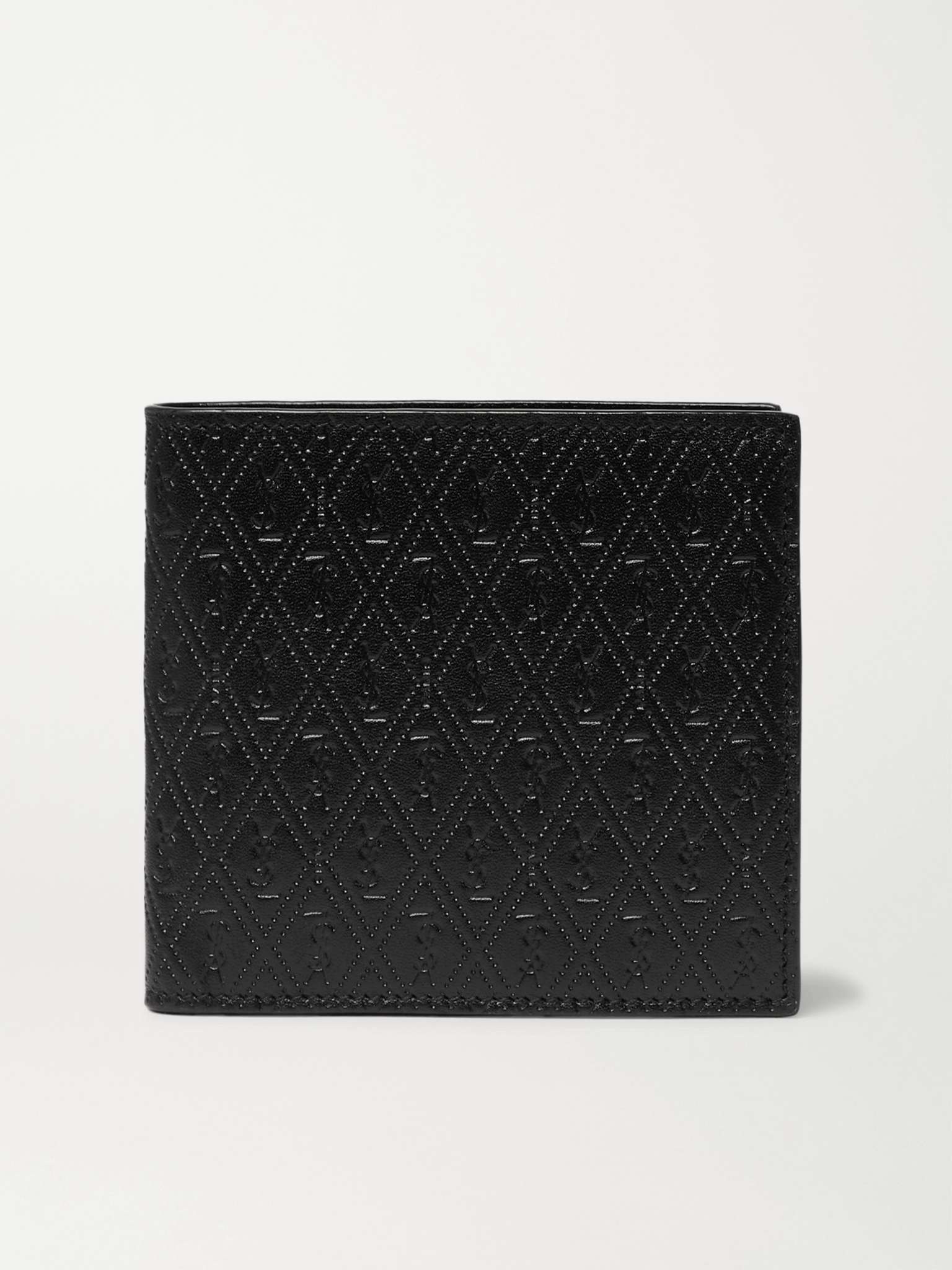 East/West Logo-Debossed Leather Billfold Wallet - 1