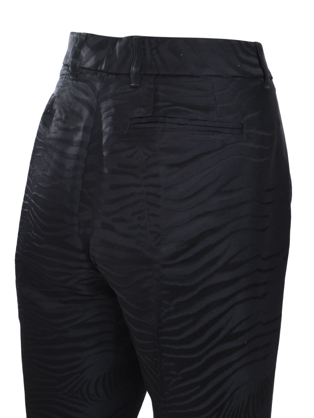 zebra-pattern trousers - 5