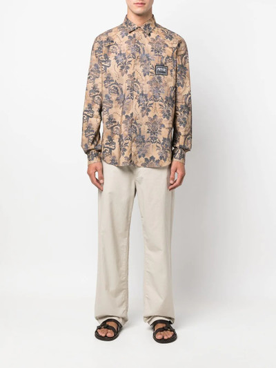 VERSACE JEANS COUTURE graphic-print long-sleeve shirt outlook