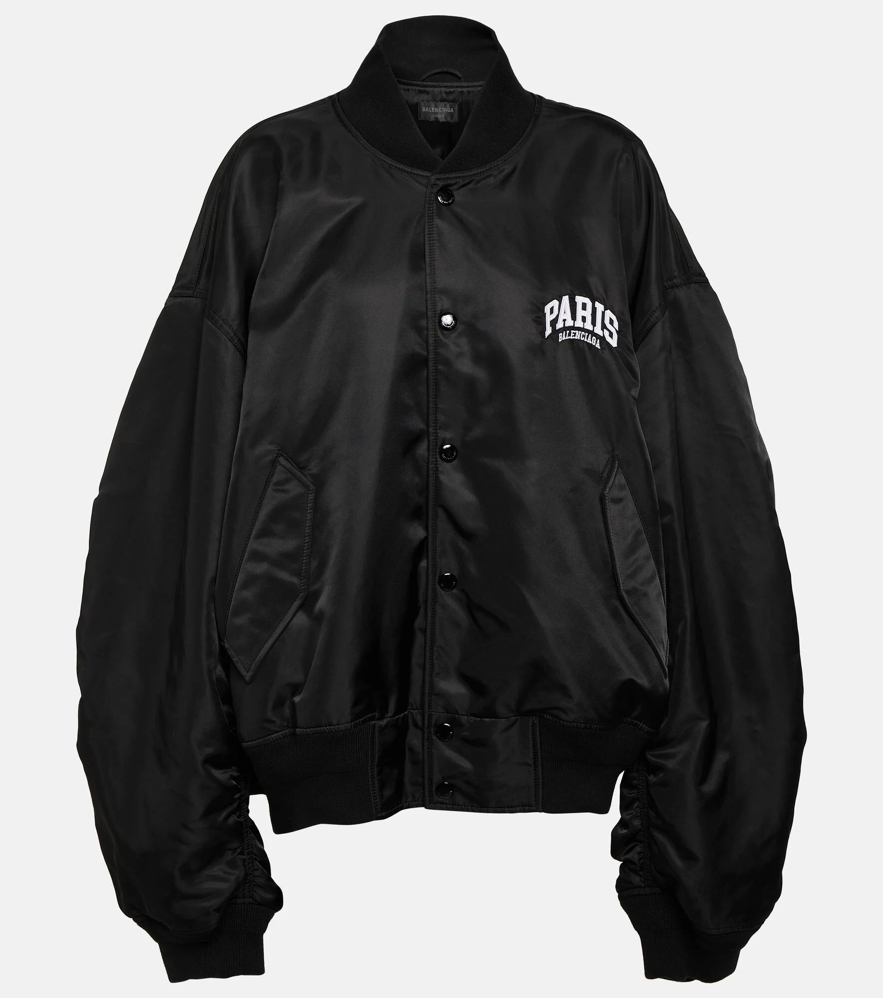 Paris satin varsity jacket - 1
