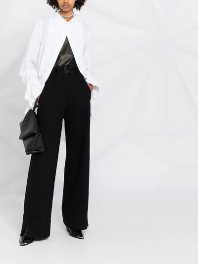 Ann Demeulemeester tuxedo tailored trousers outlook