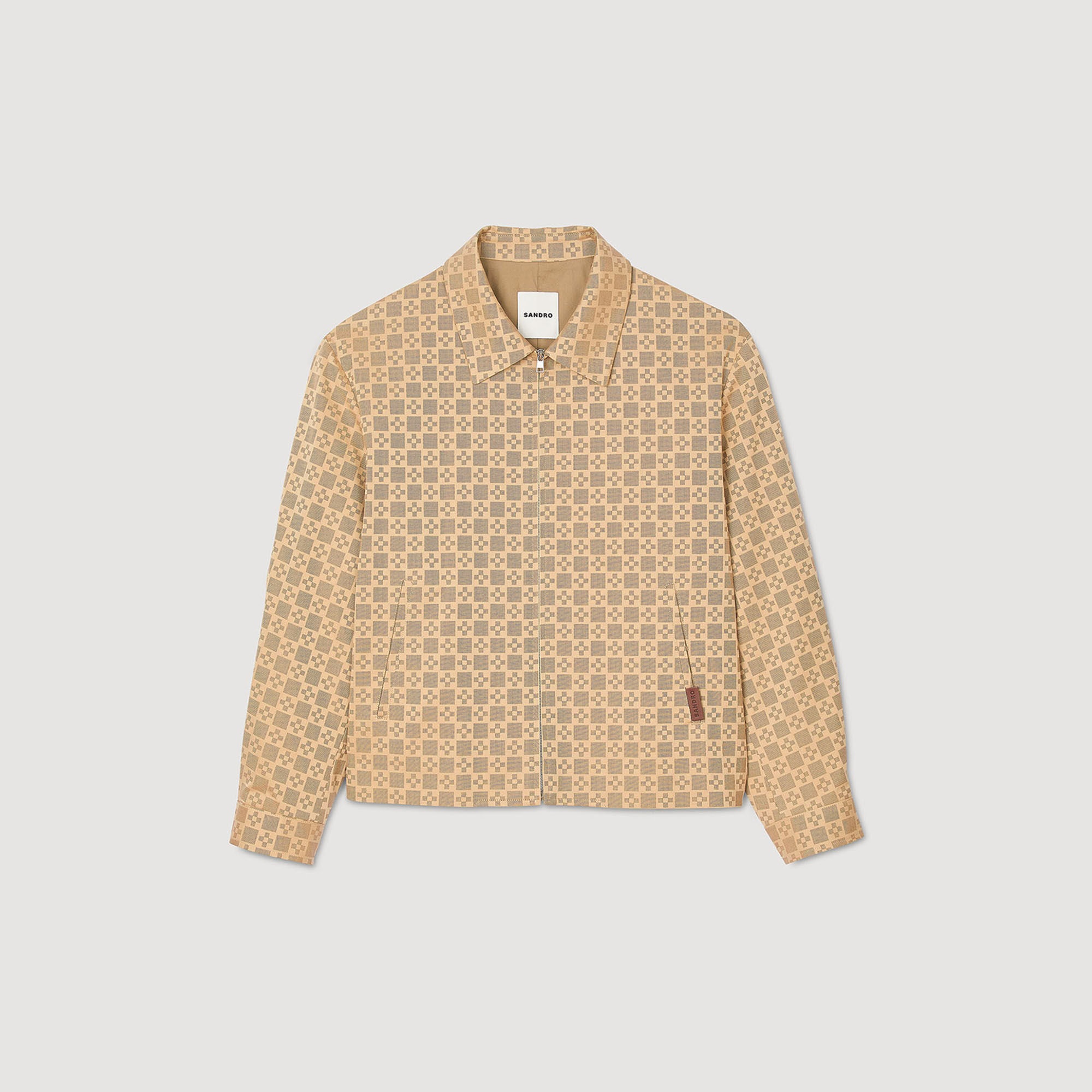 SQUARE CROSS ZIP-UP JACKET - 7