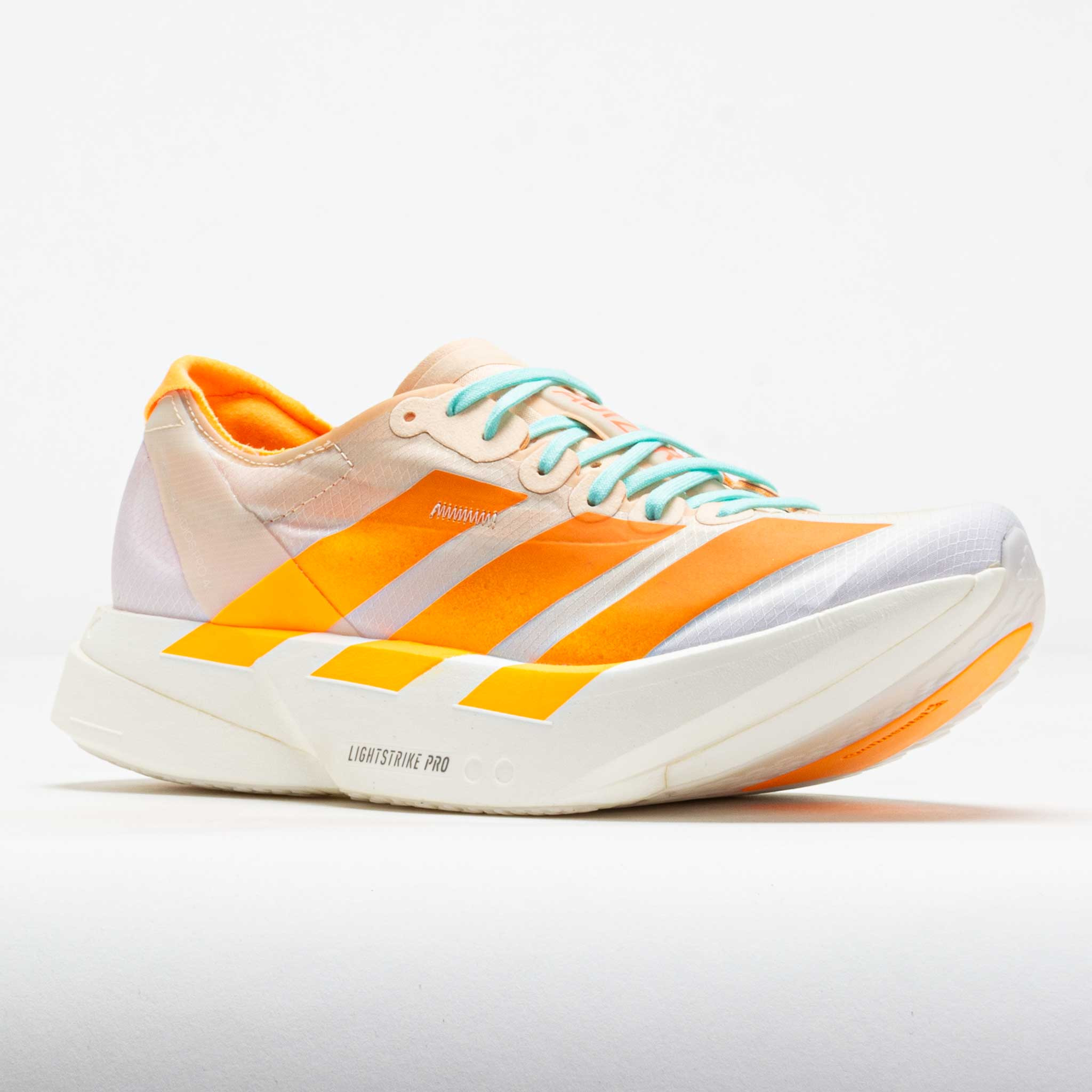 adidas Adizero Adios Pro 4 Women's Crystal Sand/Flash Orange/Aqua - 5