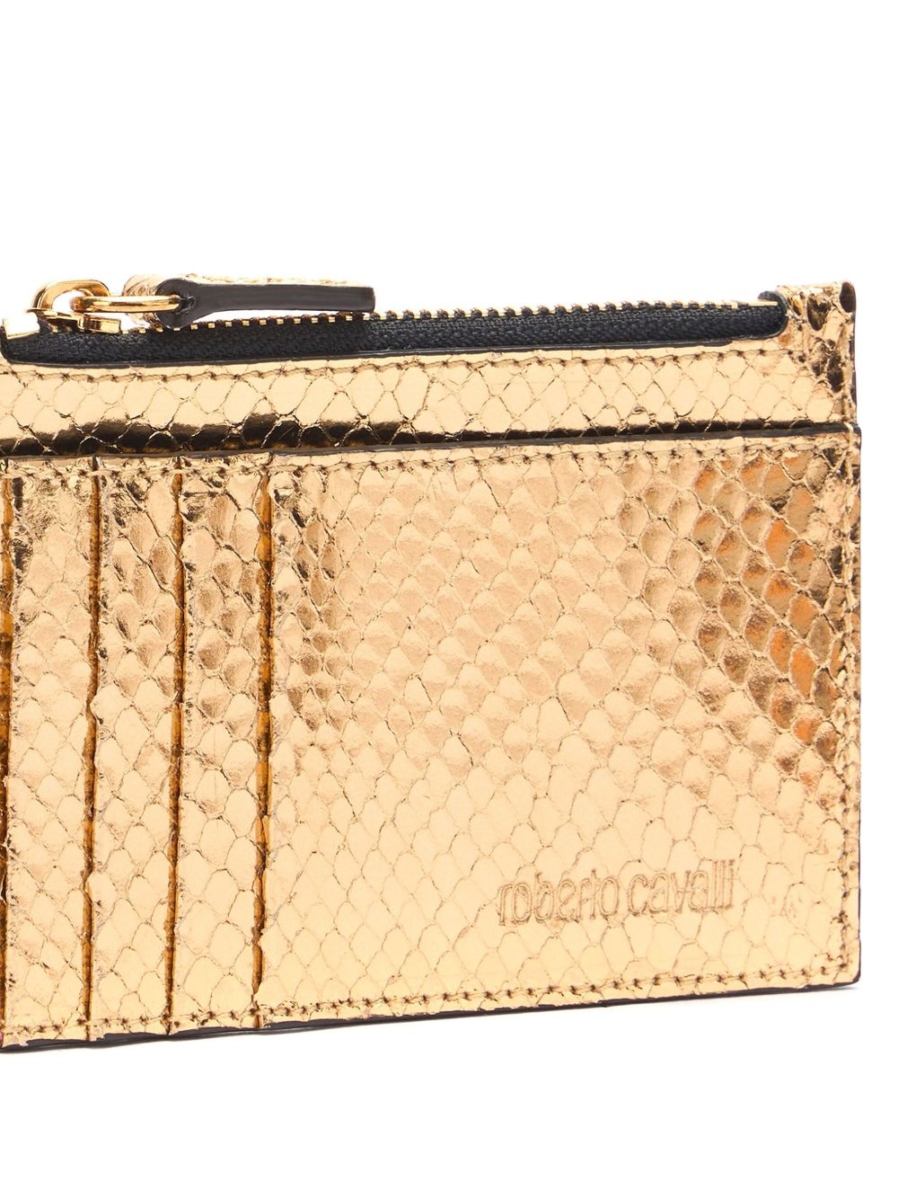metallic leather card holder - 4