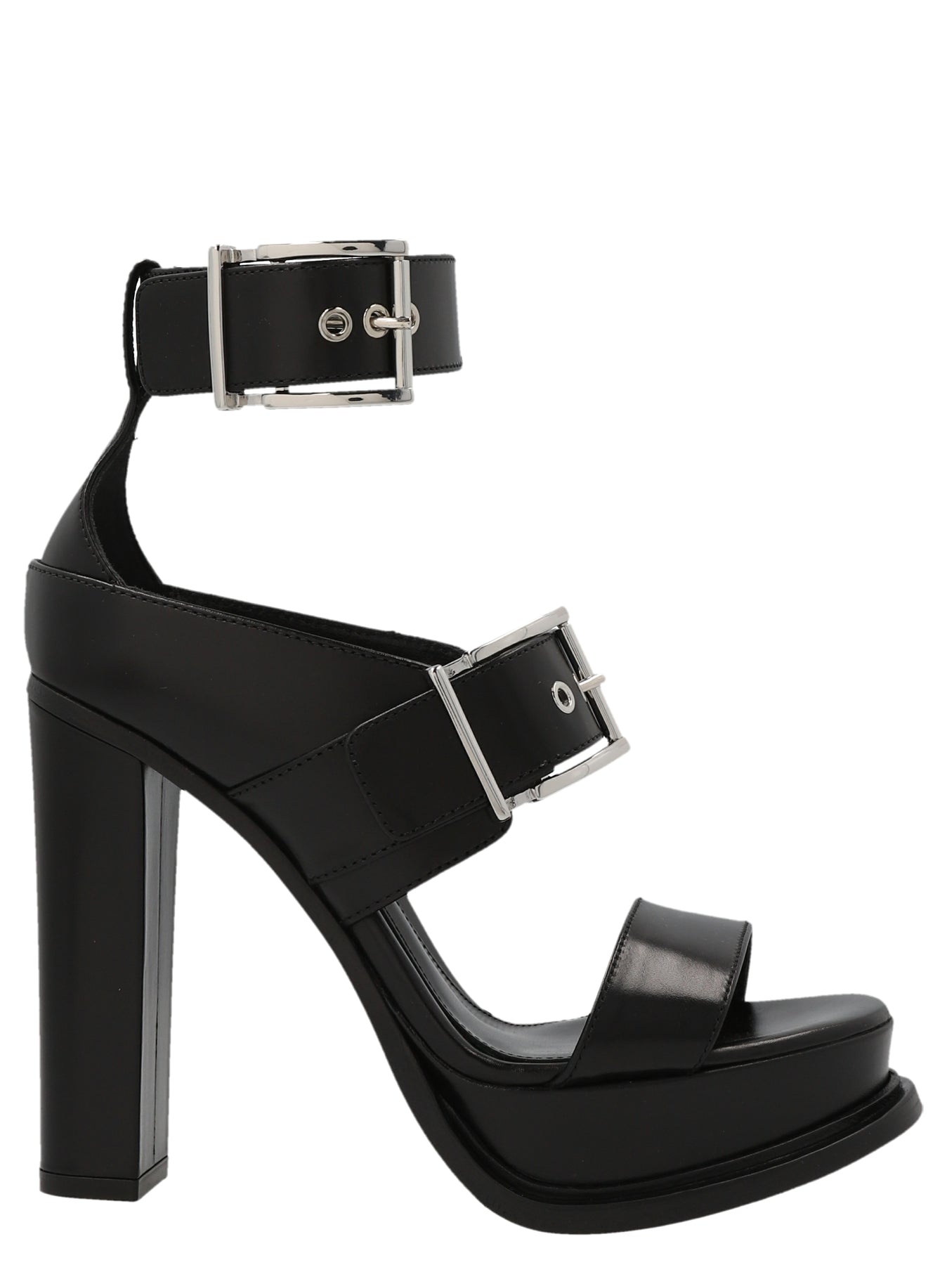 サンダル・ミュール alexander mcqueen Straps leather sandals (734984WHSWD 1081) Alexander McQueen Straps leather sandals | wananluxury