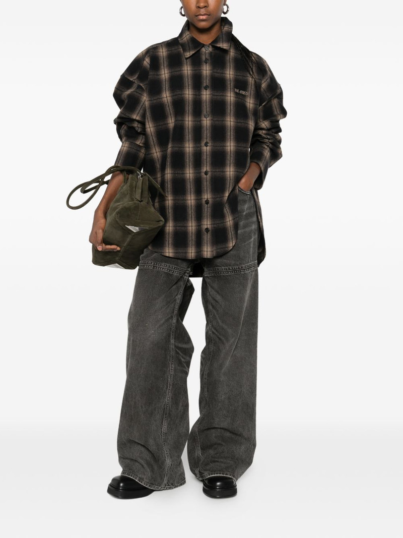 THE ATTICO high-waisted wide-leg jeans outlook