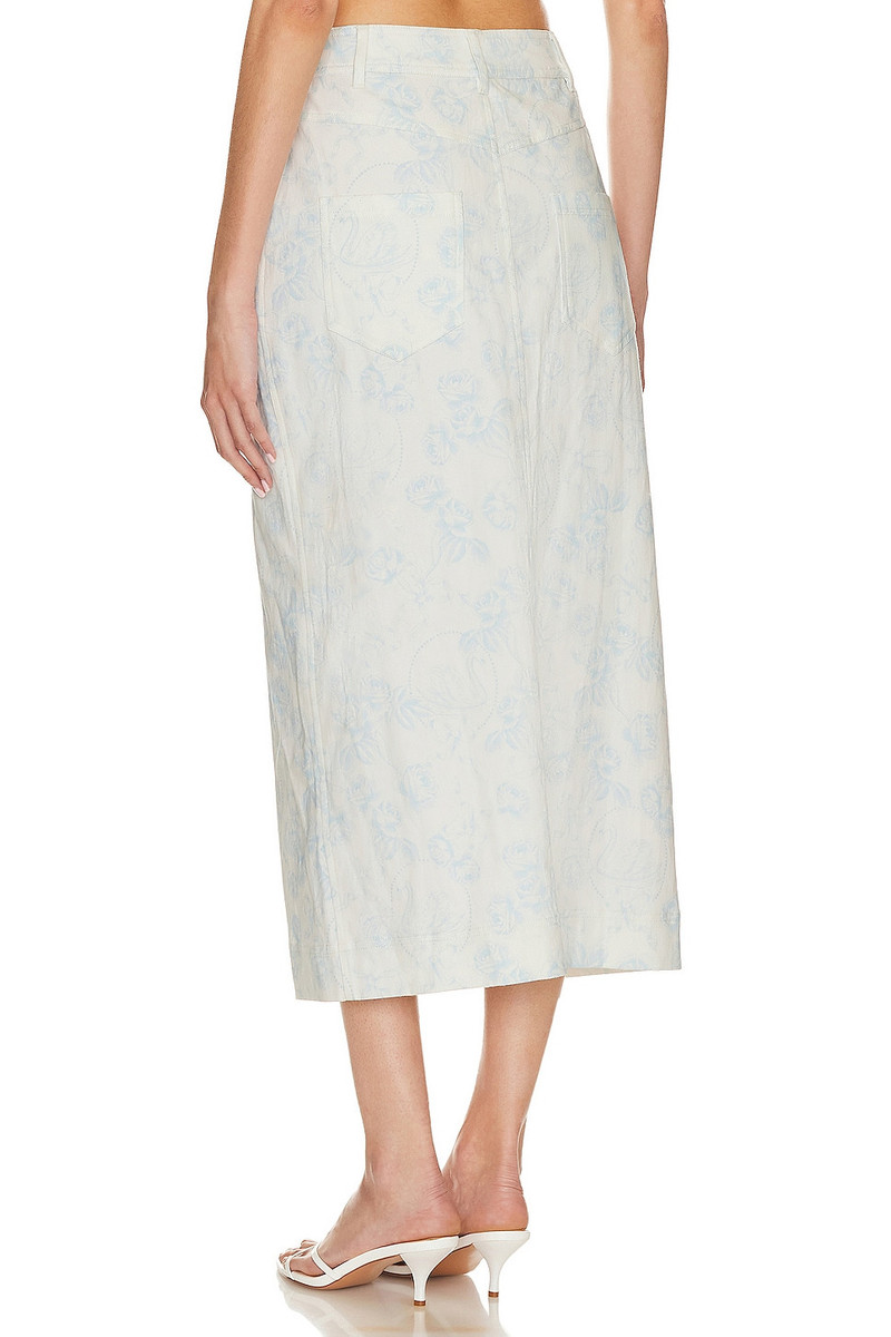 For Love & Lemons Chantal Midi Skirt outlook