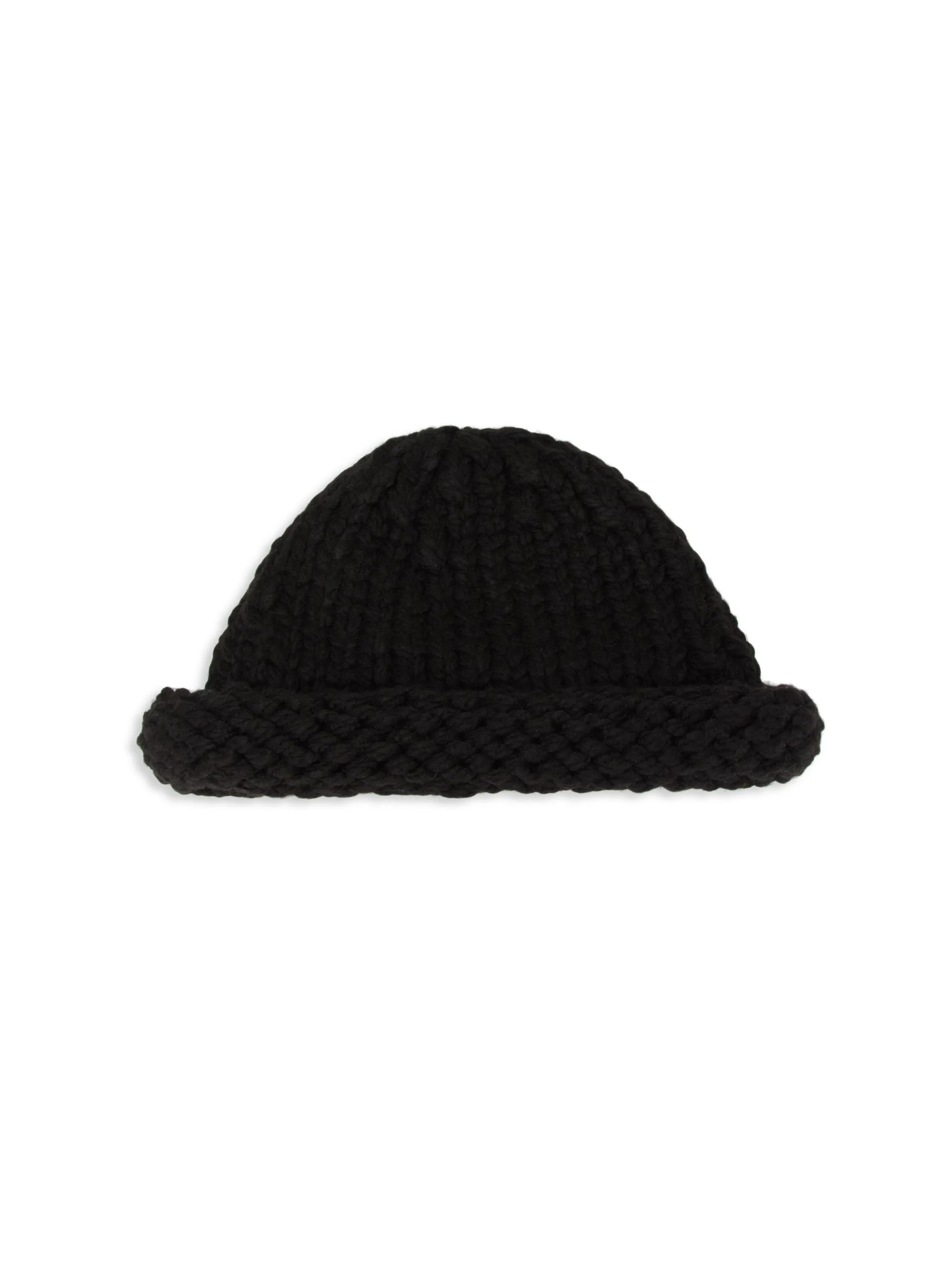 Men's Island Ties Hand-Knitted Rebel Hat - Black - 1