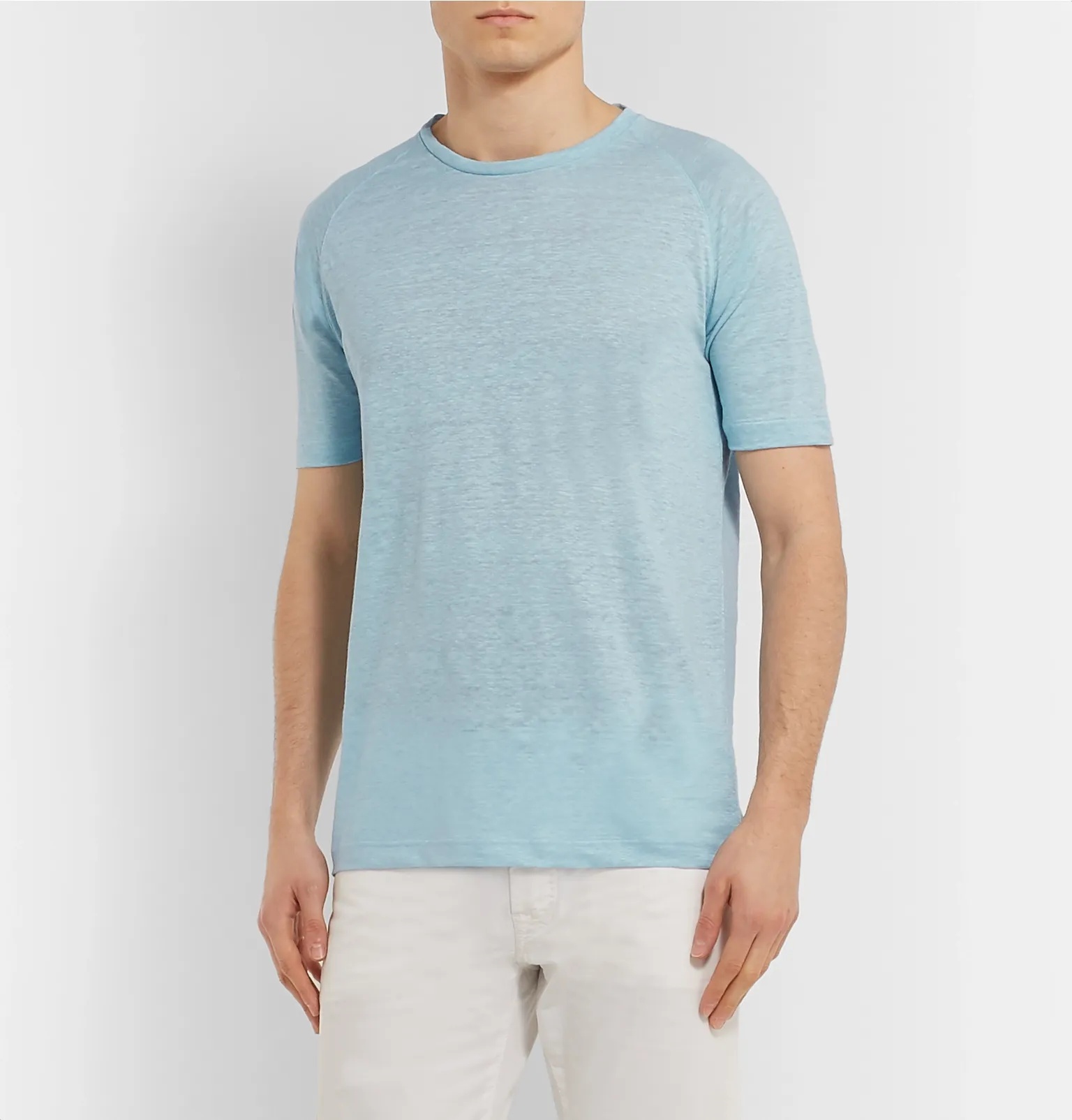 Linen-Jersey T-Shirt - 10