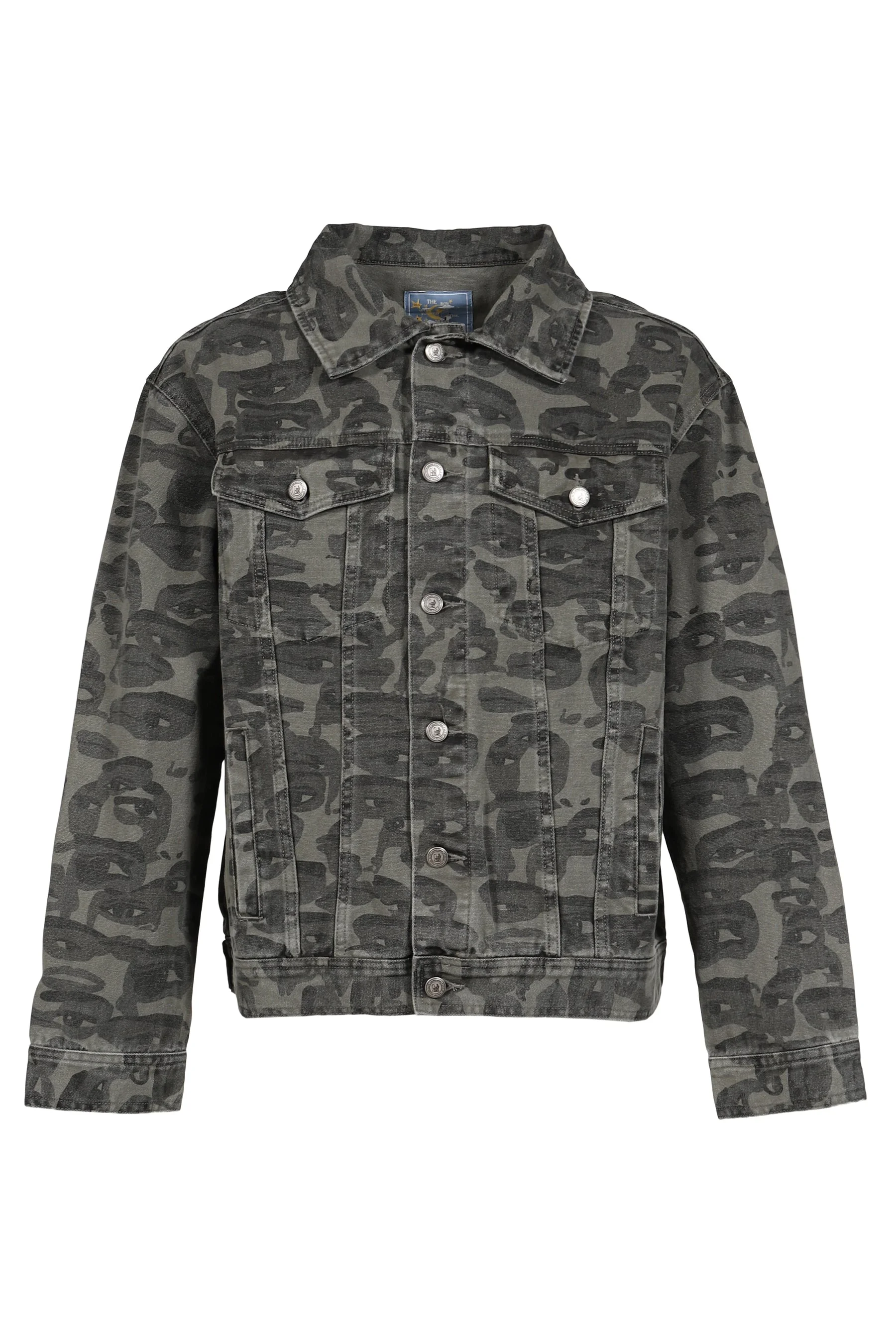FACE CAMO JACKET / BLK - 1