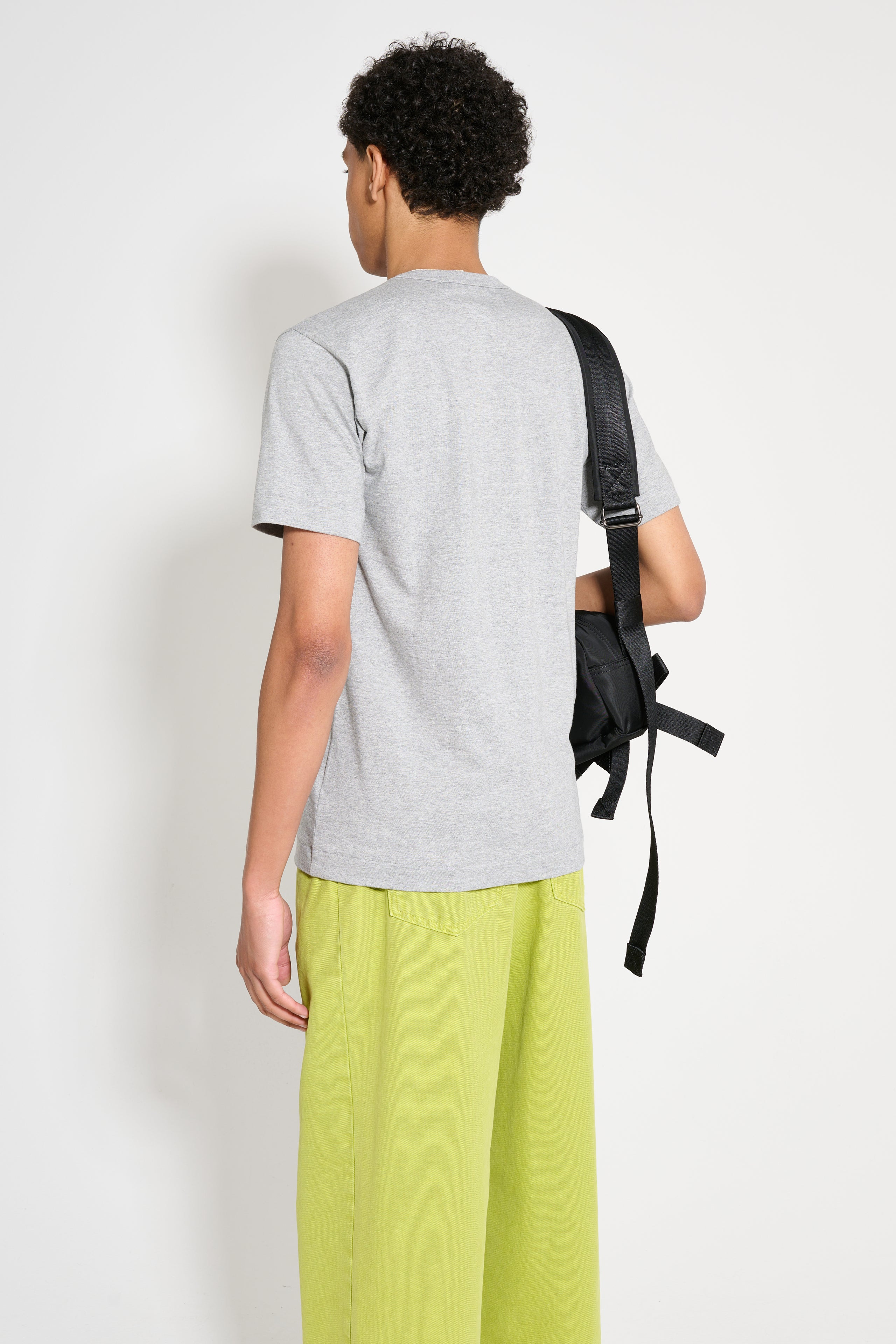 COMME DES GARÇONS PLAY BIG HEART T-SHIRT GREY - 3