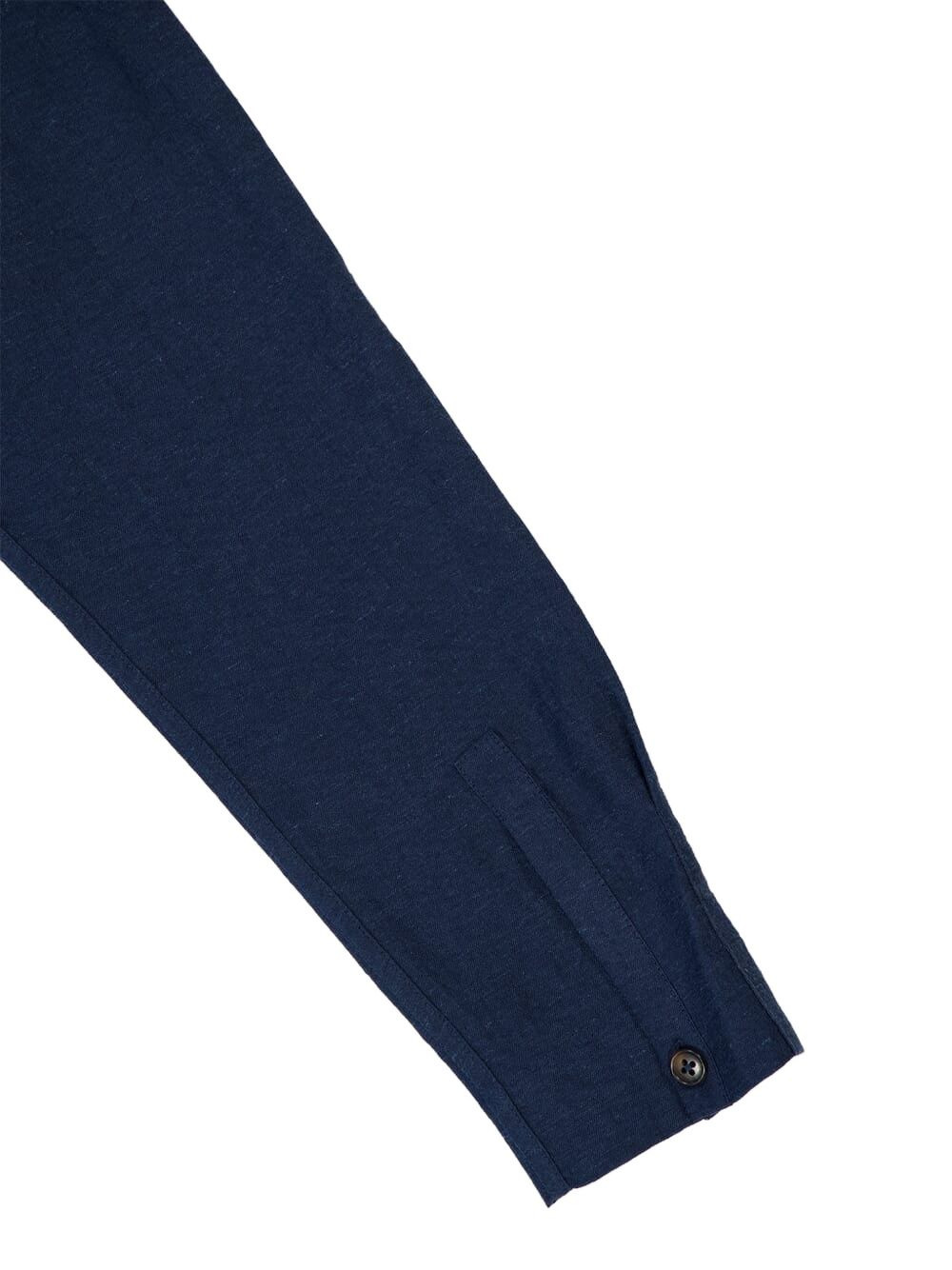 mandarin-collar shirt - 5