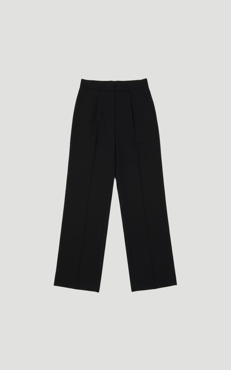 Tall Compact Stretch Essential Tailored Wide Leg Trouser 4
