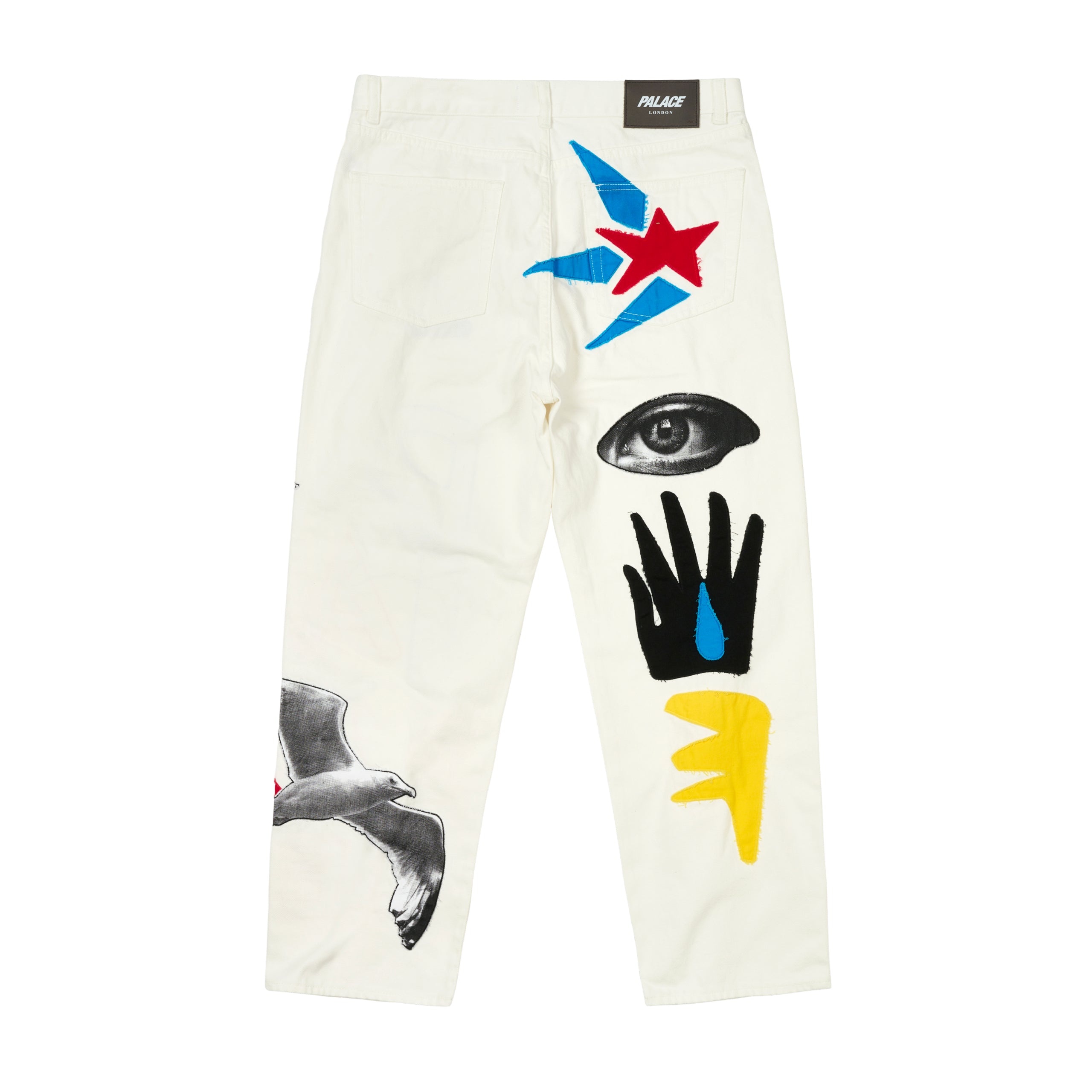 PALACE JCC+ P45 DENIM JEAN WHITE - 2