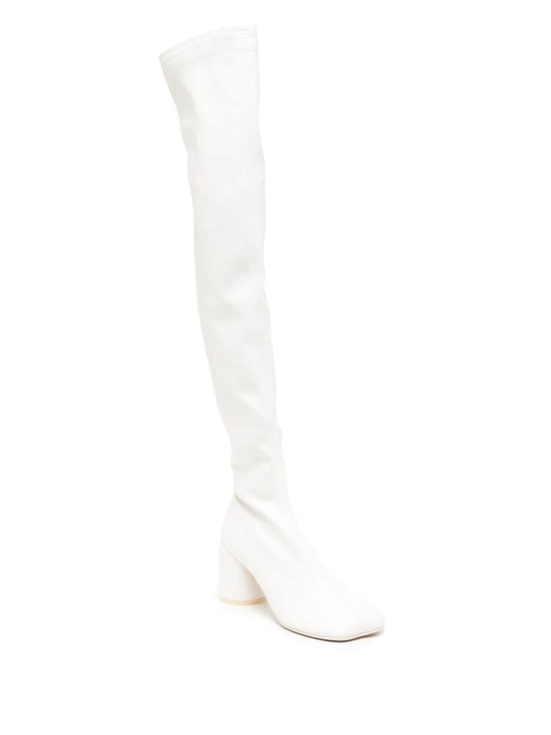 MM6 Maison Margiela Anatomic 70mm thigh-high boots outlook